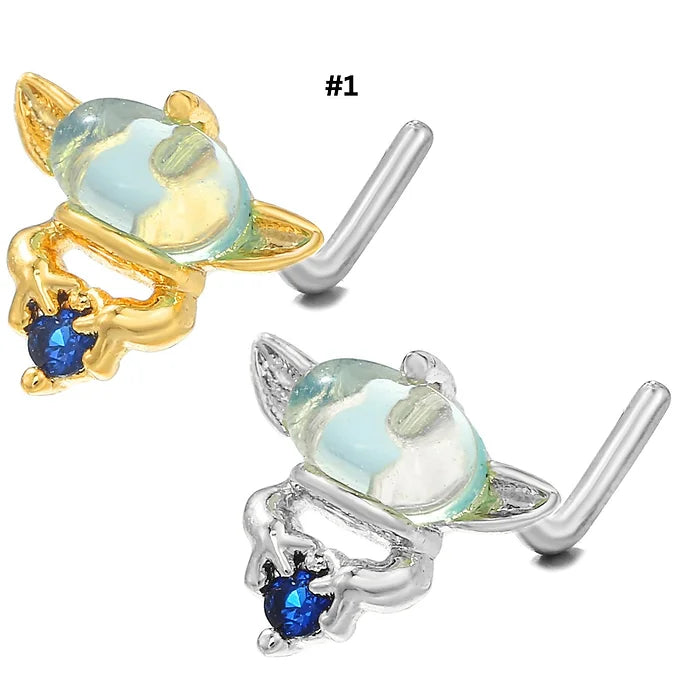 20G Surgical Steel Small Nose Ring & L Bend Nose Stud - Hypoallergenic Body Jewelry for Sensitive Skin | Perfect for Everyday Wear, Parties & Special Occasions
