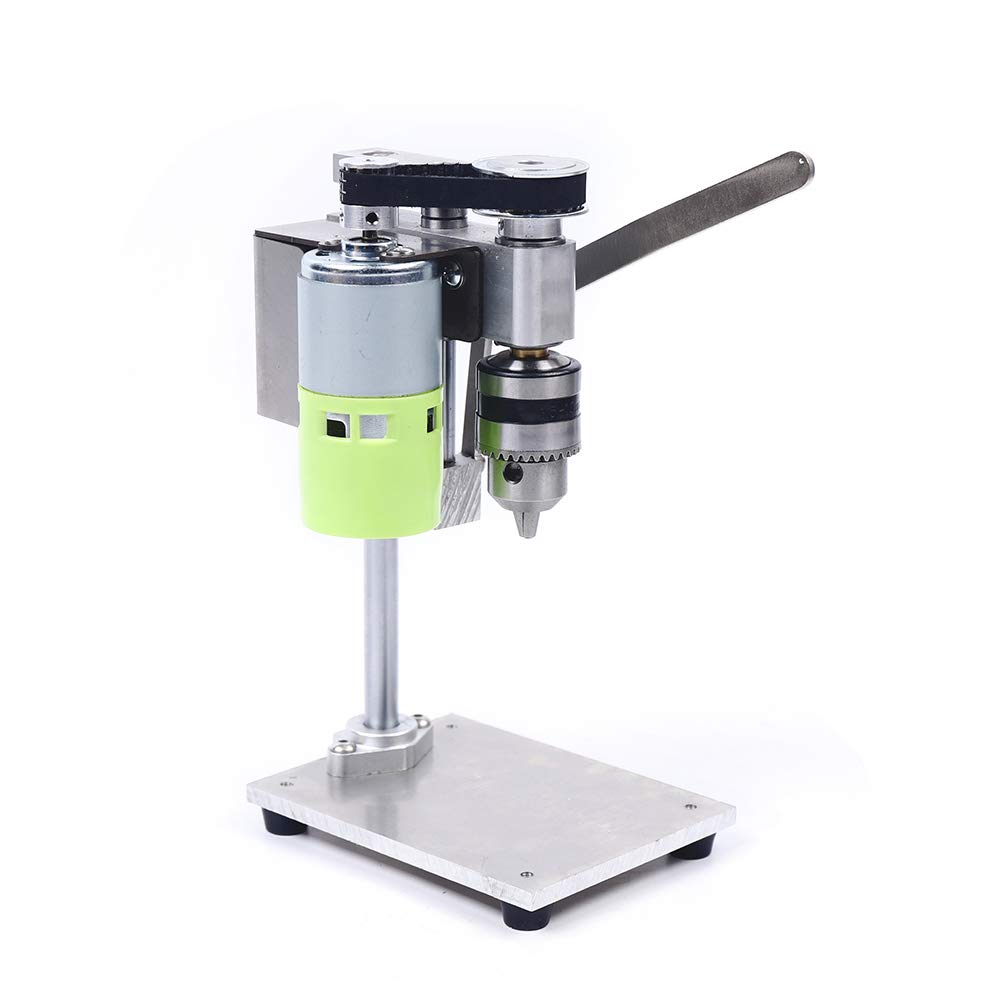 Mini Drill Press Bench Drilling Machine - Compact Electric Drill Workbench for Metal, Plastic & Wood | DIY Repair Tool for Home Workshop & Hobby Projects