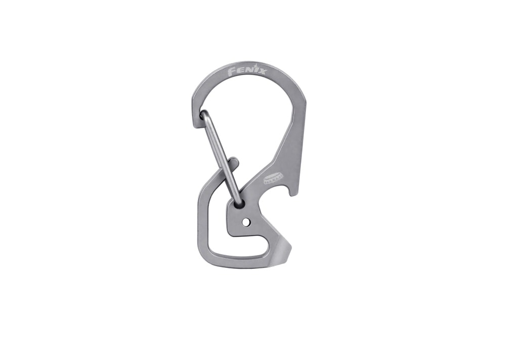 Fenix ALB-20 Heavy Duty Multi-Purpose Snap Hook - Durable Carabiner for Camping, Hiking, Climbing & Outdoor Gear (Black)