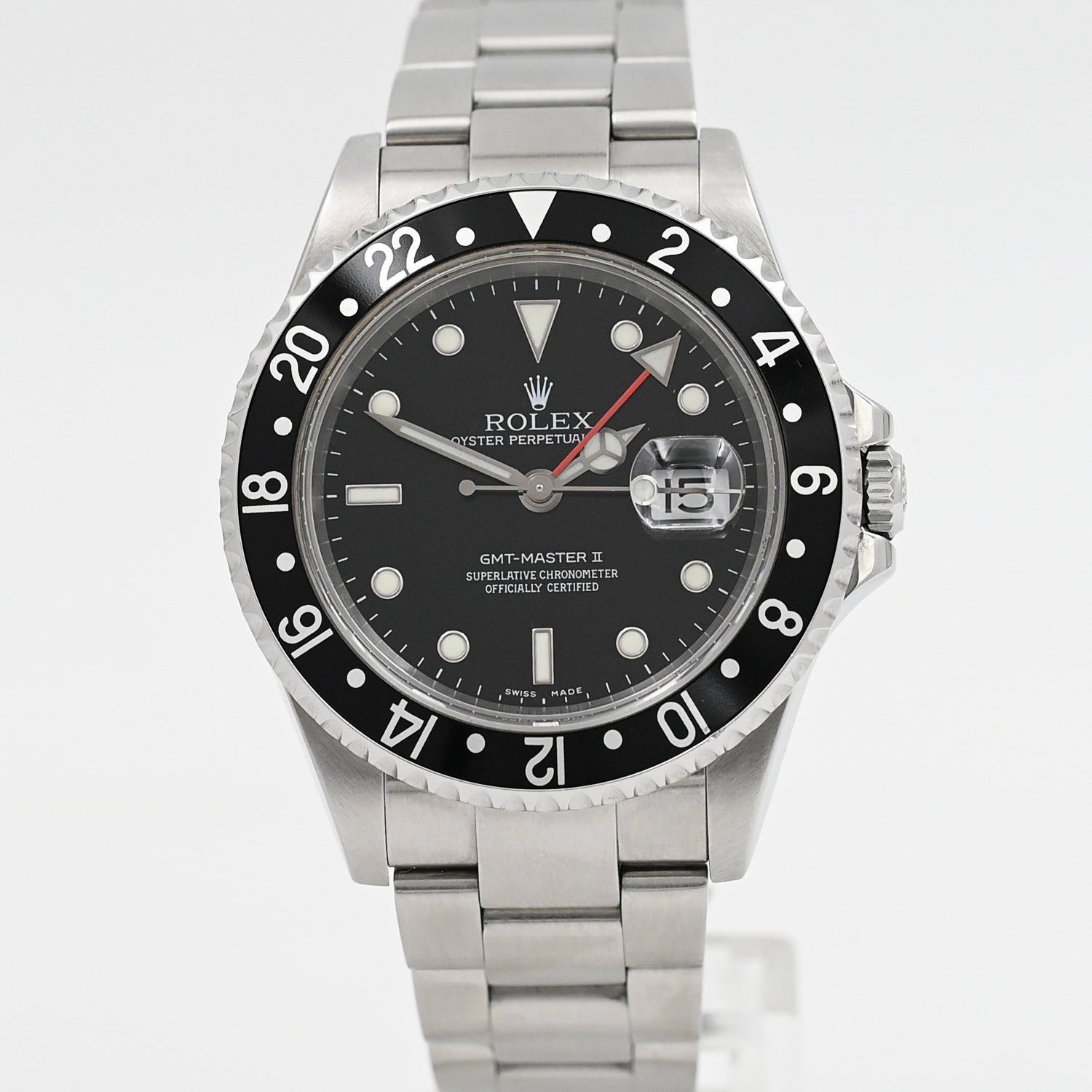 Authentic Rolex GMT-Master II 2005 Stainless Steel Men's Watch - Perfect for Travel, Business & Luxury Collectors