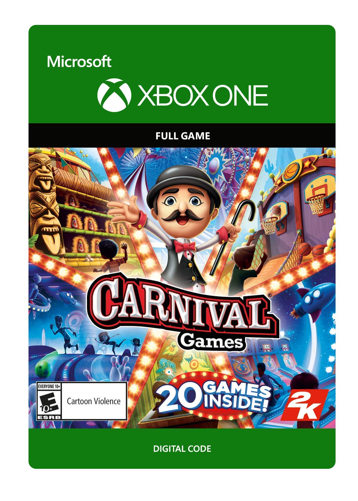 Best Carnival Games for Xbox One - Digital Download Code | Fun Family & Party Entertainment for Kids & Adults