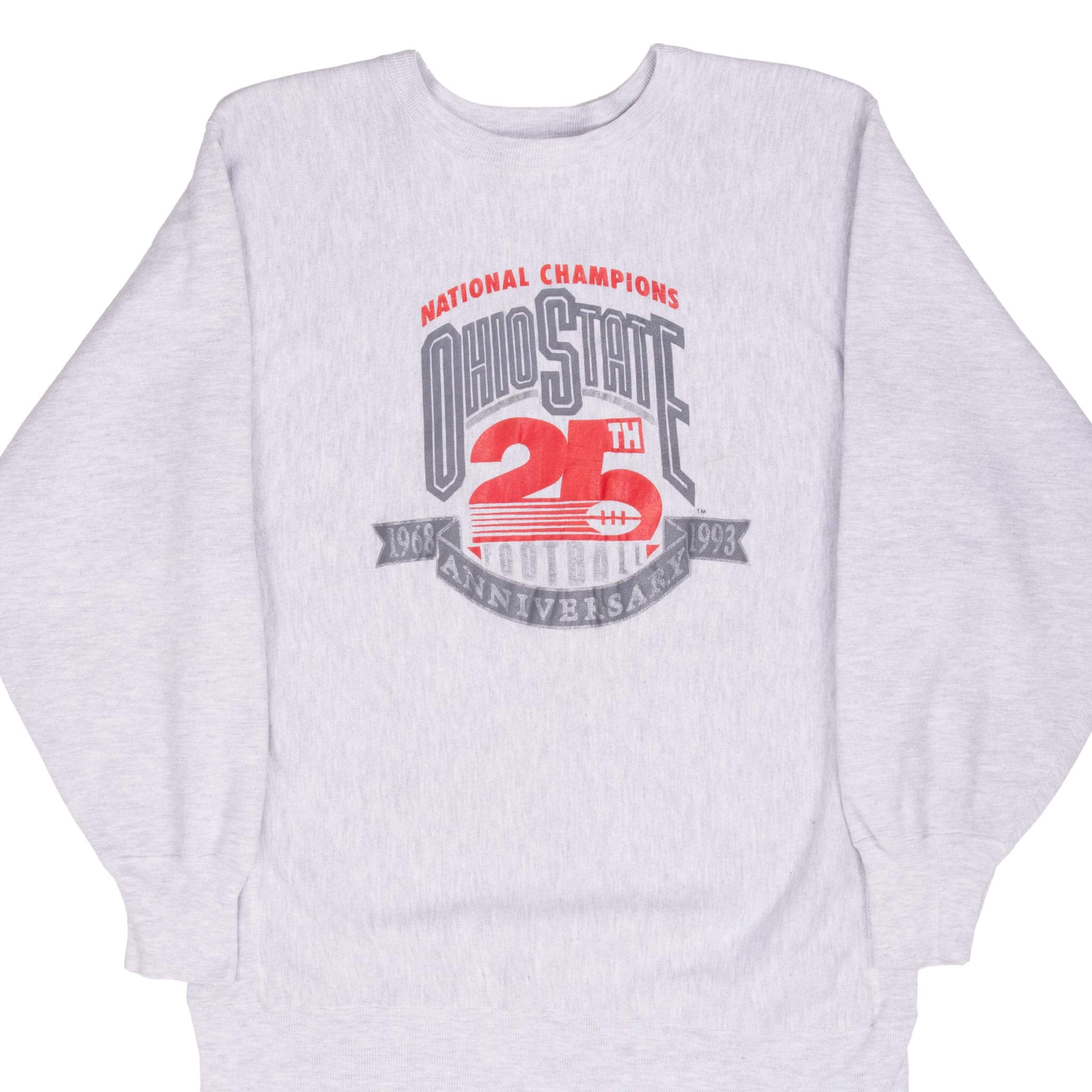 Vintage Champion Reverse Weave Ohio State Sweatshirt 1993 - Large Size, Made in USA - Perfect for College Game Days & Retro Fashion