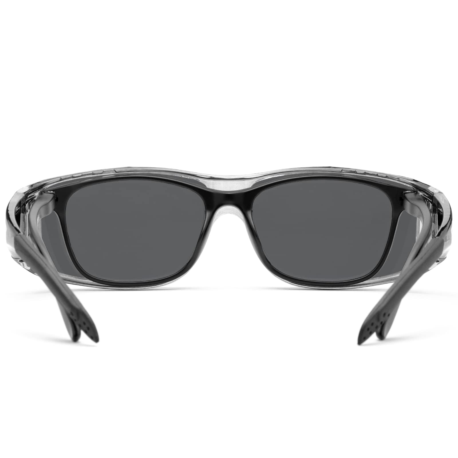 Polarized Wrap Around Sunglasses for Men & Women - 100% UV Protection Fit Over Prescription Glasses - Outdoor Sports, Driving & Daily Wear