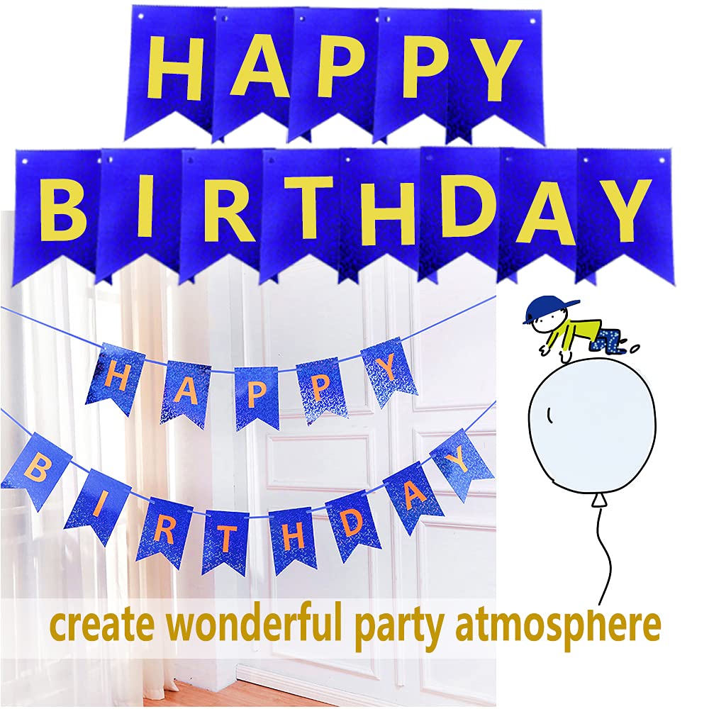 Birthday King Crown for Boys - Birthday Party Accessory Set with Sash & Button Pins - Happy Birthday Banner & Dress Up Decorations for Kids Birthday Celebrations - Perfect for Birthday Parties, Photo Booths & Themed Events