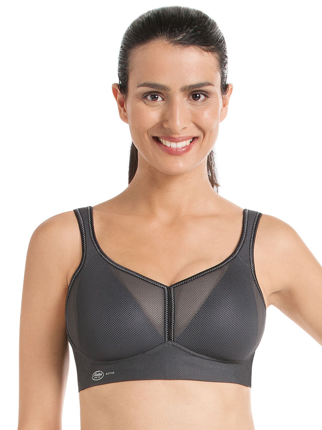 Anita Air Control Padded Cup Sports Bra for Women - High Impact Workout Support, Moisture Wicking & Breathable for Running, Yoga, Gym & Active Lifestyle