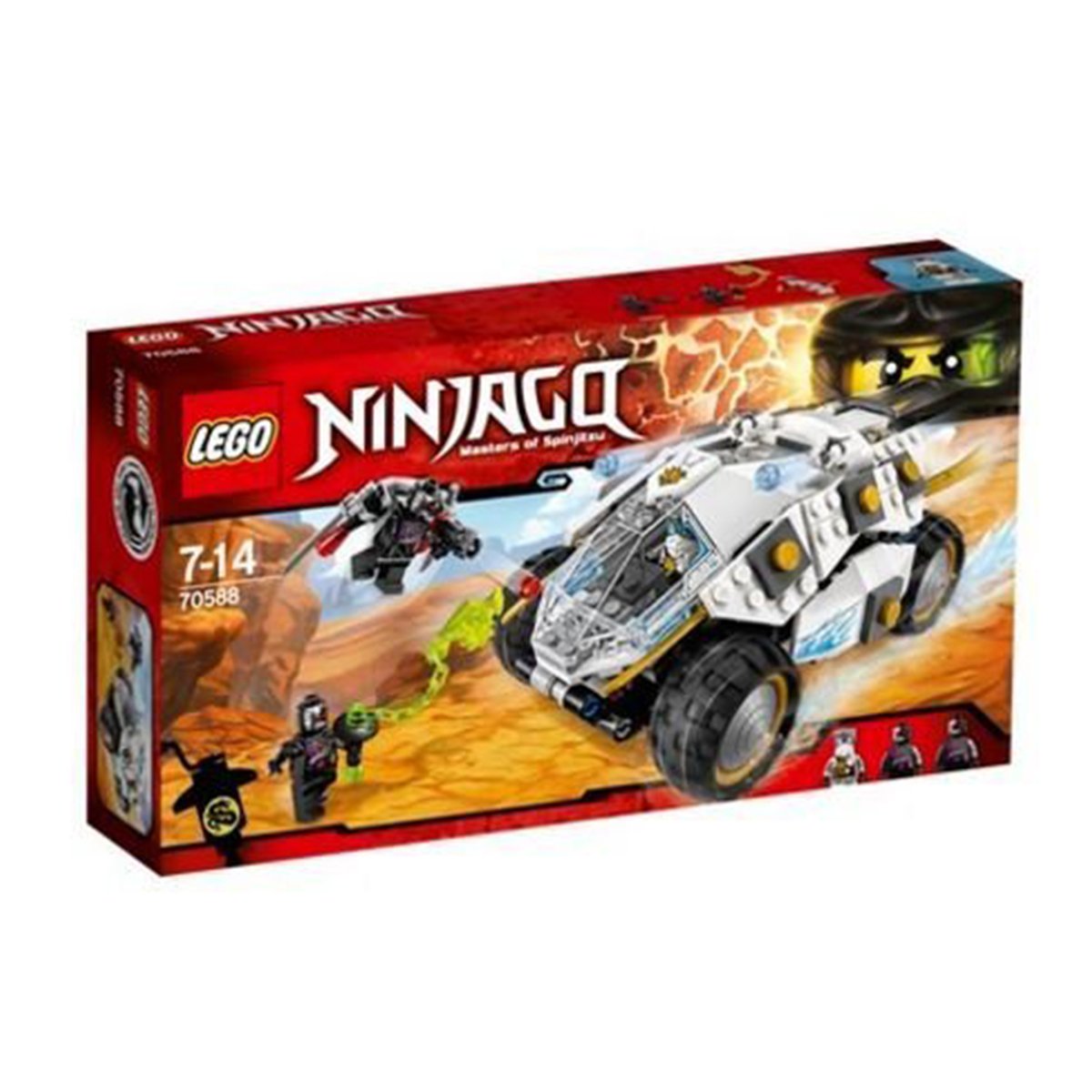 LEGO Ninjago Titanium Ninja Tumbler Building Set 70588 - Spinjitzu Battle Toy for Kids Ages 7-12 | Perfect for Creative Play, Collectors & Ninja-Themed Birthday Gifts