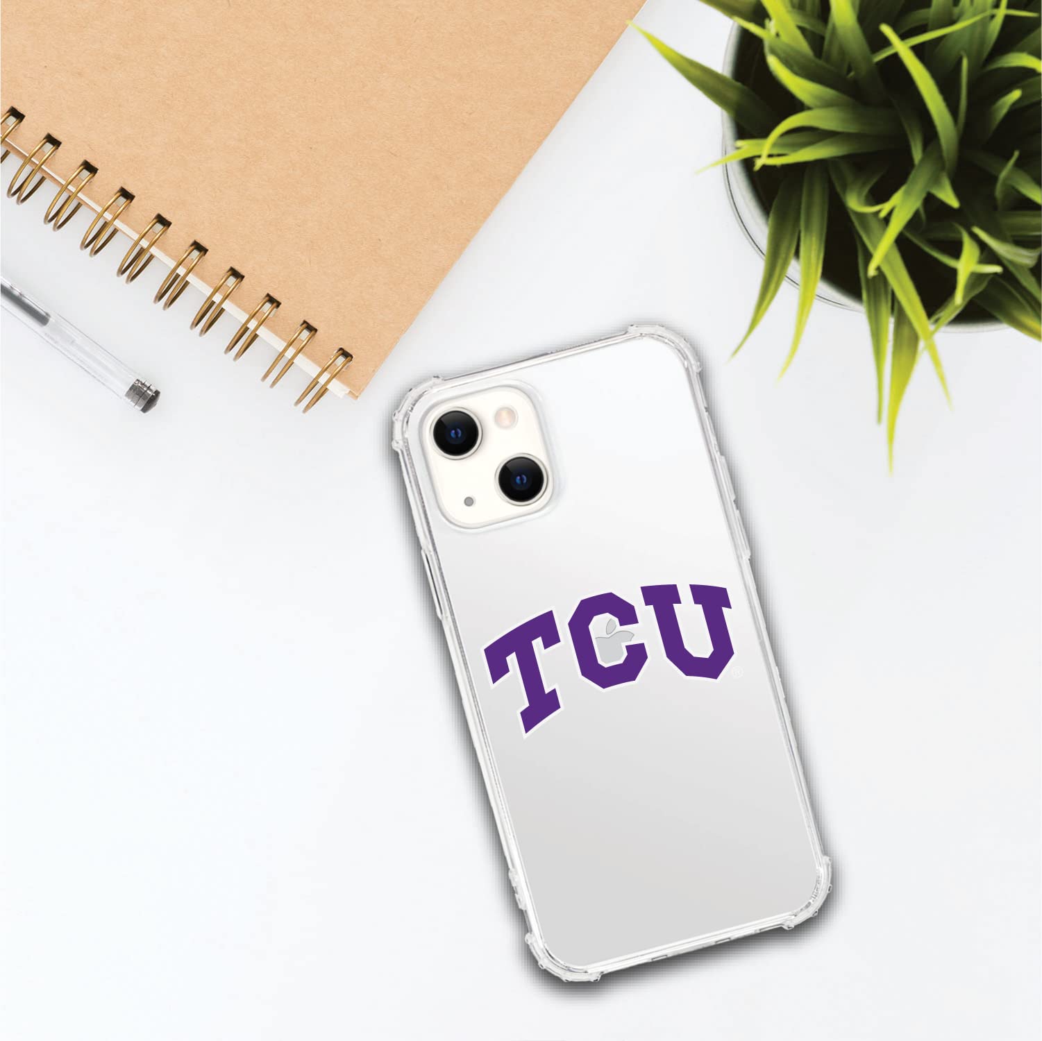 OTM Essentials Texas Christian University TCU Tough Edge Protective Phone Case - Durable & Stylish Cover for iPhone & Samsung - Perfect for School, Sports & Daily Use