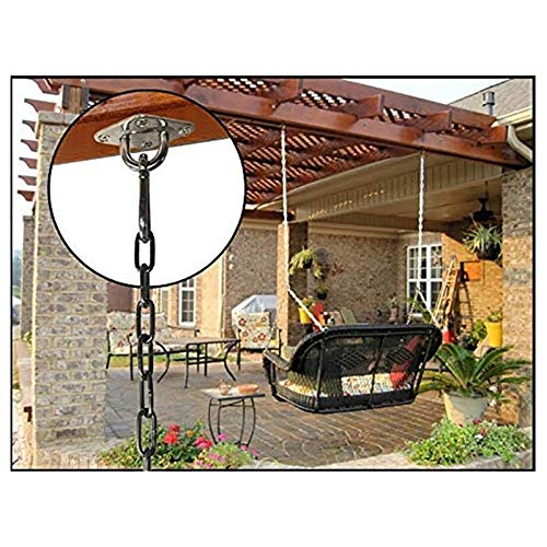 Heavy Duty Hammock Hanging Kit - Wall & Ceiling Mount Anchor Hooks for Hammock Stand, Yoga Swing, Brazilian Hammocks, Indoor/Outdoor Use - Easy Installation for Backyard, Patio & Camping