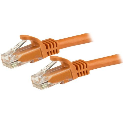 7.5m CAT6 Ethernet Cable - Orange Snagless Patch Cord with RJ45 Connectors, 24 AWG Pure Copper Wire, ETL Certified - Perfect for Home Office, Gaming & Networking Setup