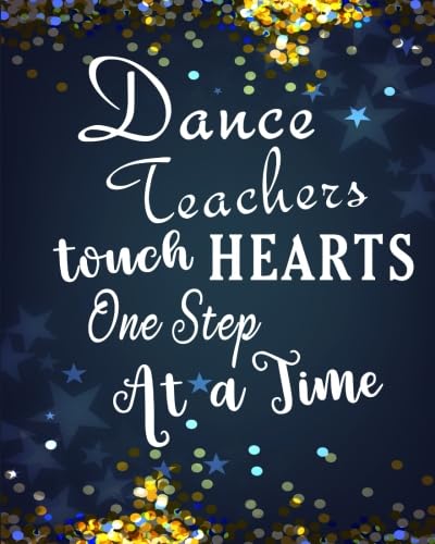 Dance Teacher Appreciation Gift Book - Heartfelt Thank You Journal for Dance Instructors