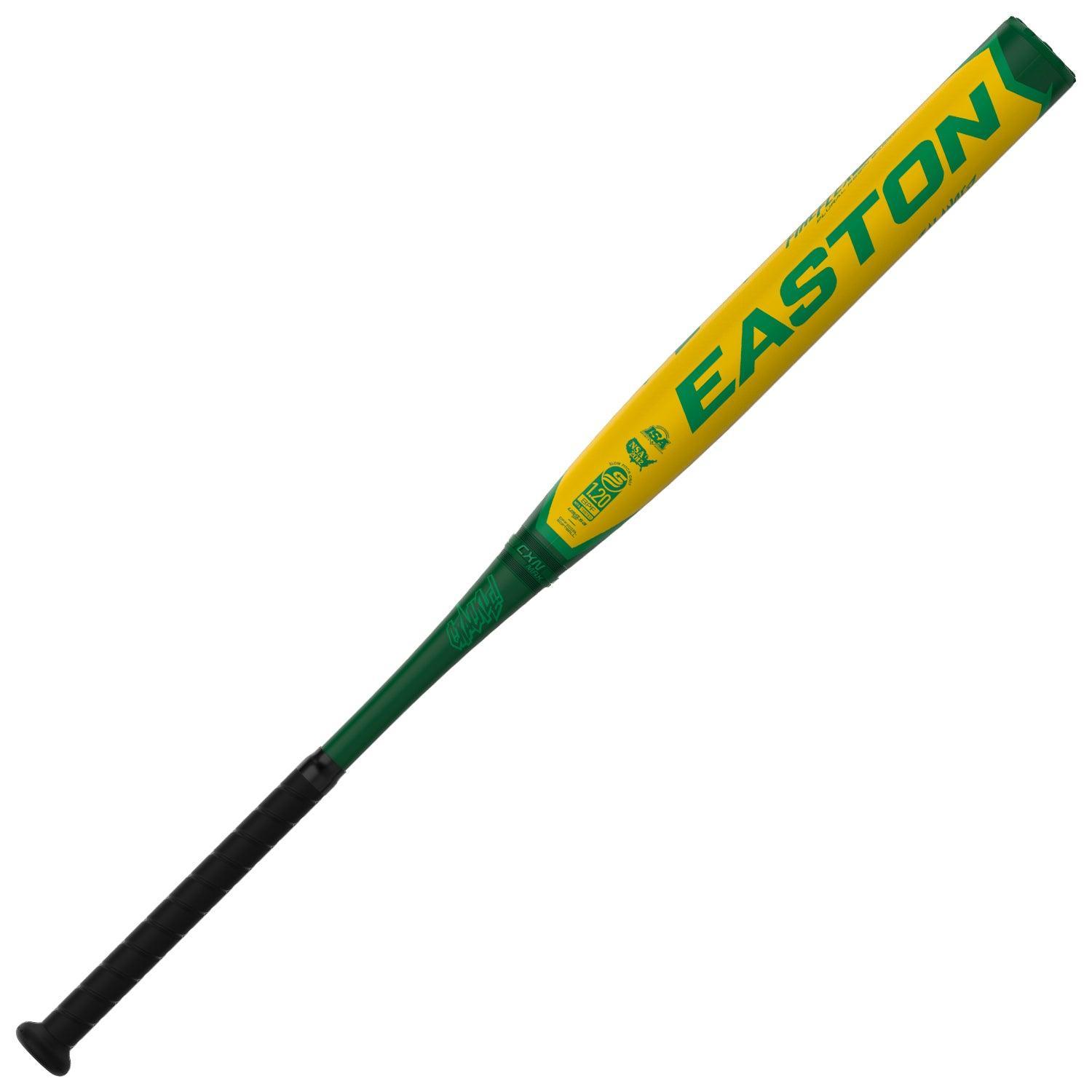 Easton SP23CRKB Crackle Fire Flex 13 USSSA Slowpitch Softball Bat - 2-Piece Balanced Design for Power Hitters | Perfect for League Games & Tournaments