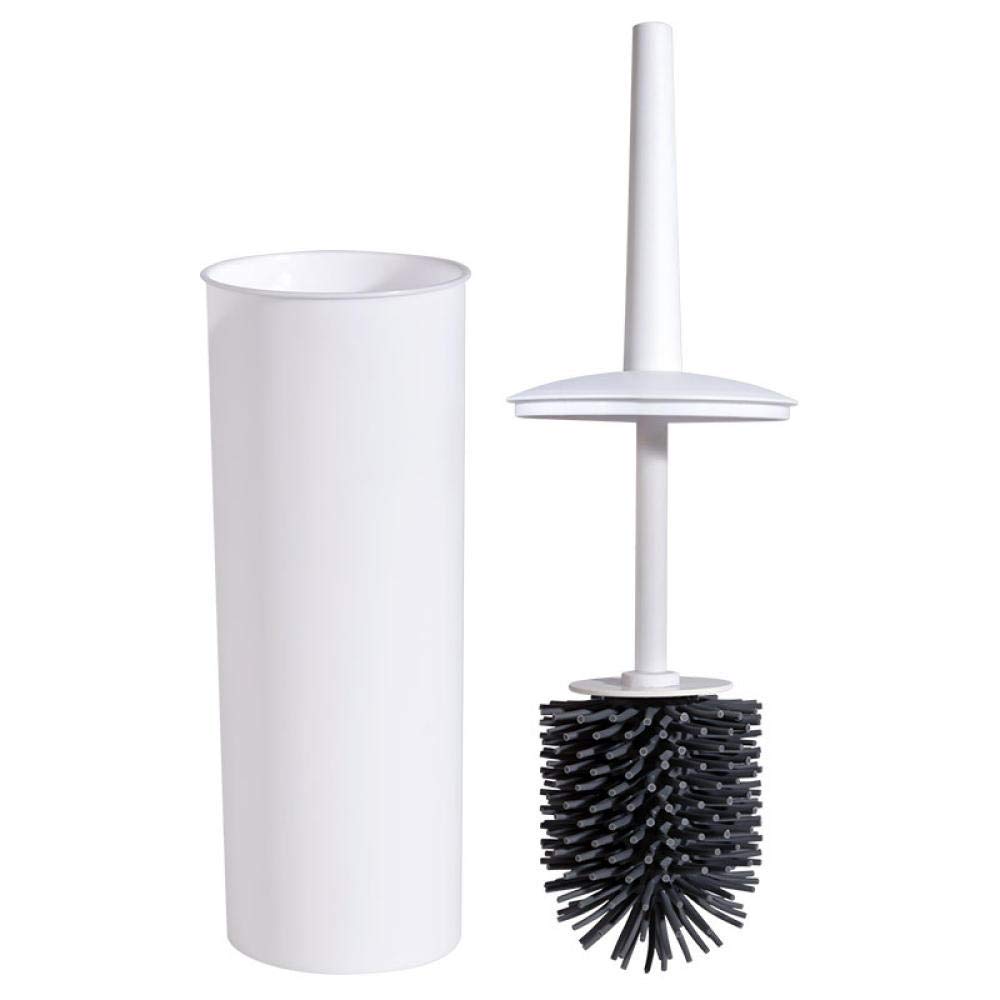 Soft Bristle Toilet Brush with Long Handle - Bathroom Cleaning Supplies for Toilet Bowl - Durable Household Cleaning Tool for Bathroom, Kitchen & RV Use