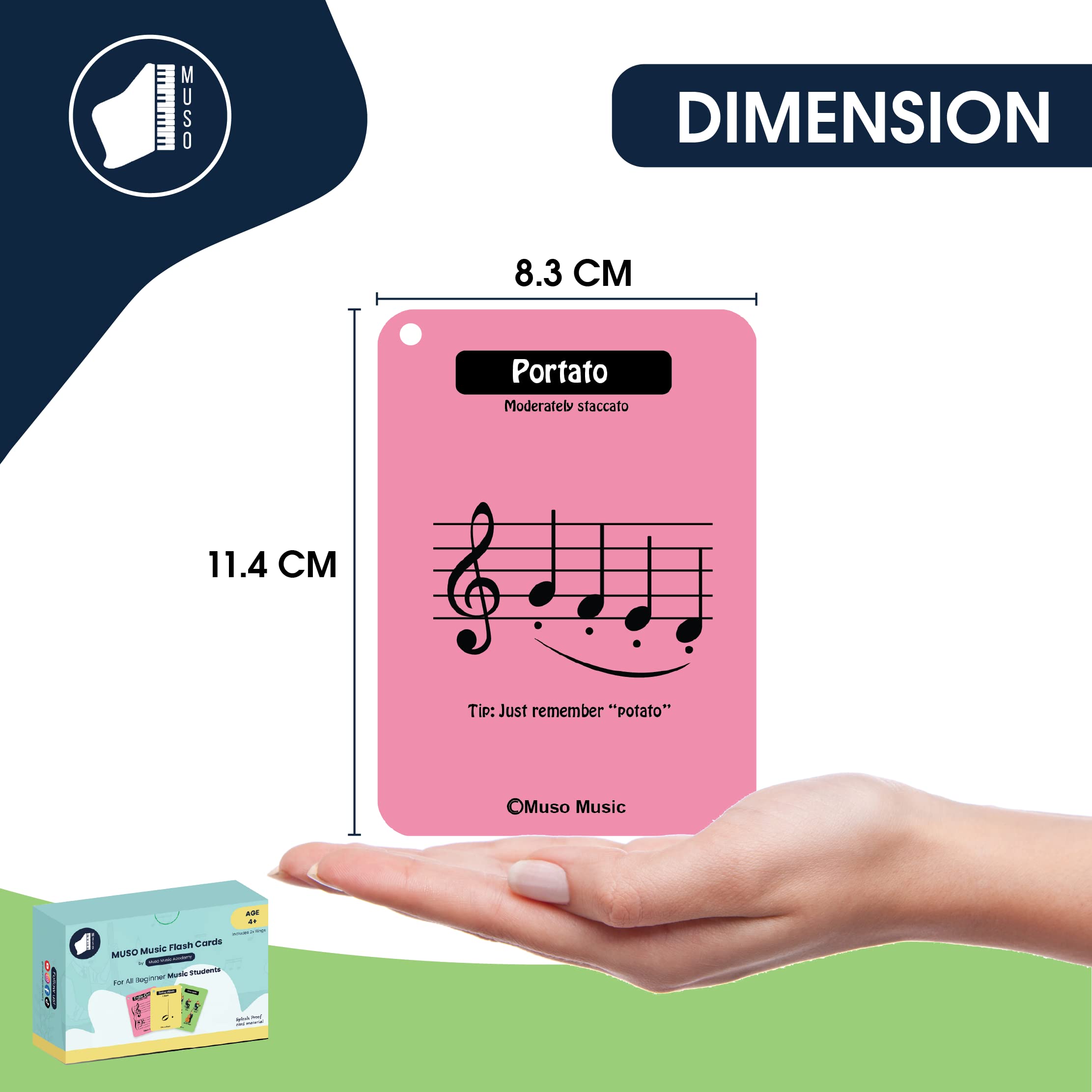 Beginner Music Flash Cards for Piano Students - Improve Sight Reading & Musical Terminology for Kids & Adults (Solfege) | Perfect for Home Practice, Music Lessons & Classroom Learning