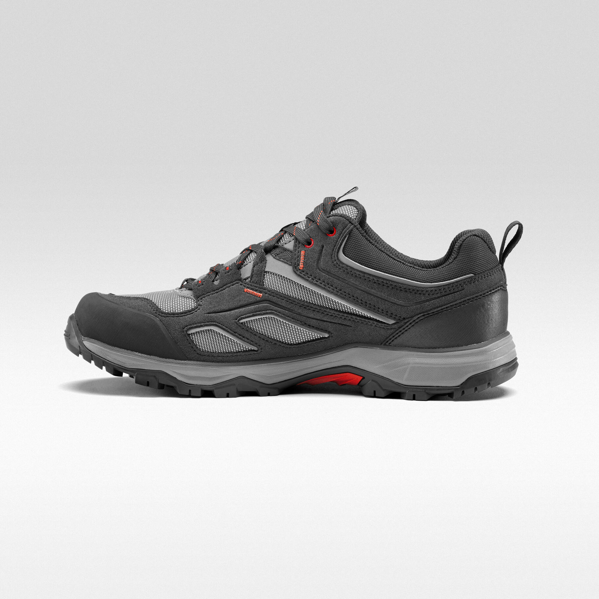 Quechua Men's MH100 Waterproof Hiking Shoes - Lightweight Outdoor Trekking Boots for Trail Running & Mountain Climbing - Perfect for Hiking, Camping & Backpacking Adventures