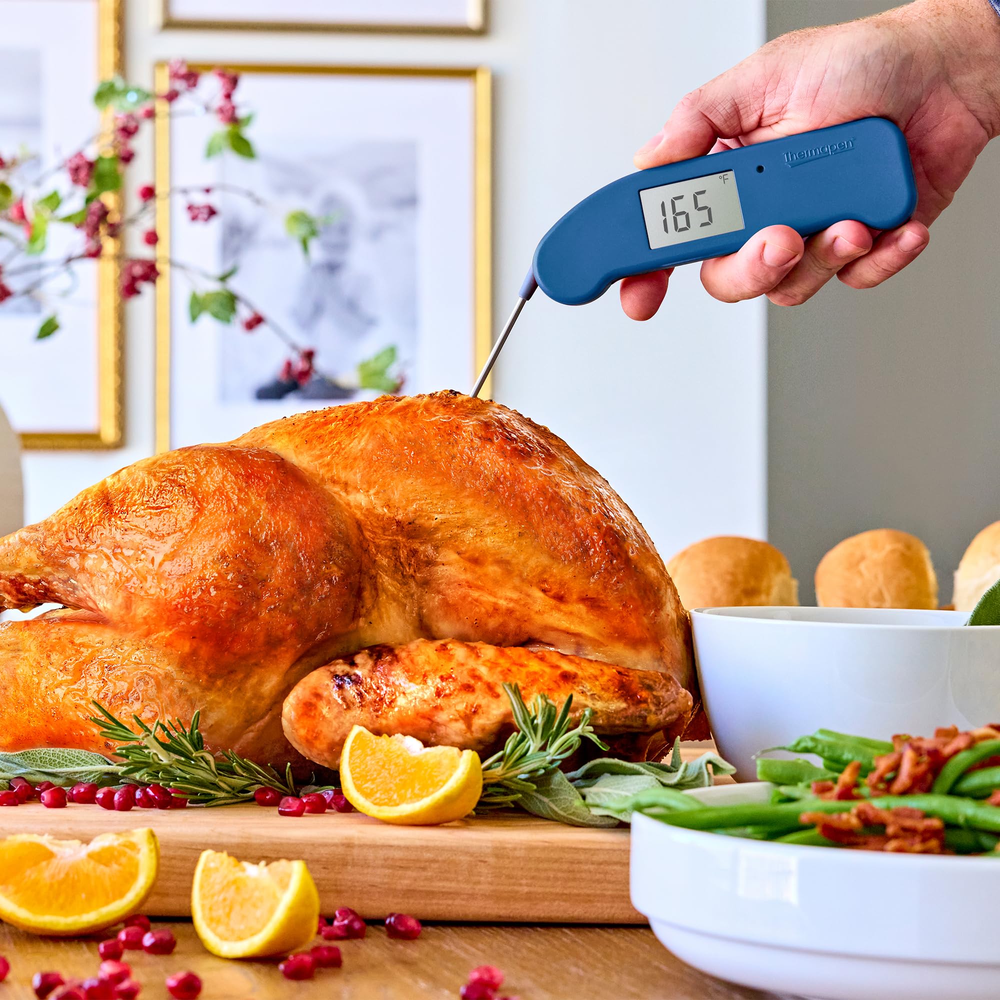ThermoWorks Thermapen ONE - Fast & Accurate Instant-Read Digital Meat Thermometer for Cooking, Grilling, BBQ, Baking - Professional Kitchen Tool for Chefs & Home Cooks