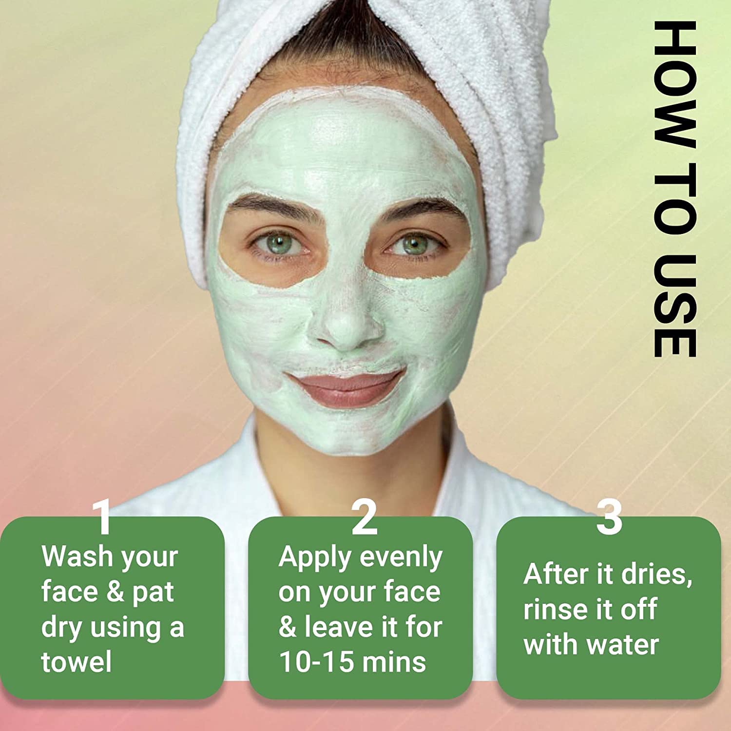 BESTOTTAM Green Tea Cleansing Mask Stick - Deep Pore Cleanser for Blackheads & Whiteheads | Oil Control & Anti-Acne Treatment | Green Tea Face Mask for Men & Women | Perfect for Daily Skincare & Acne-Prone Skin