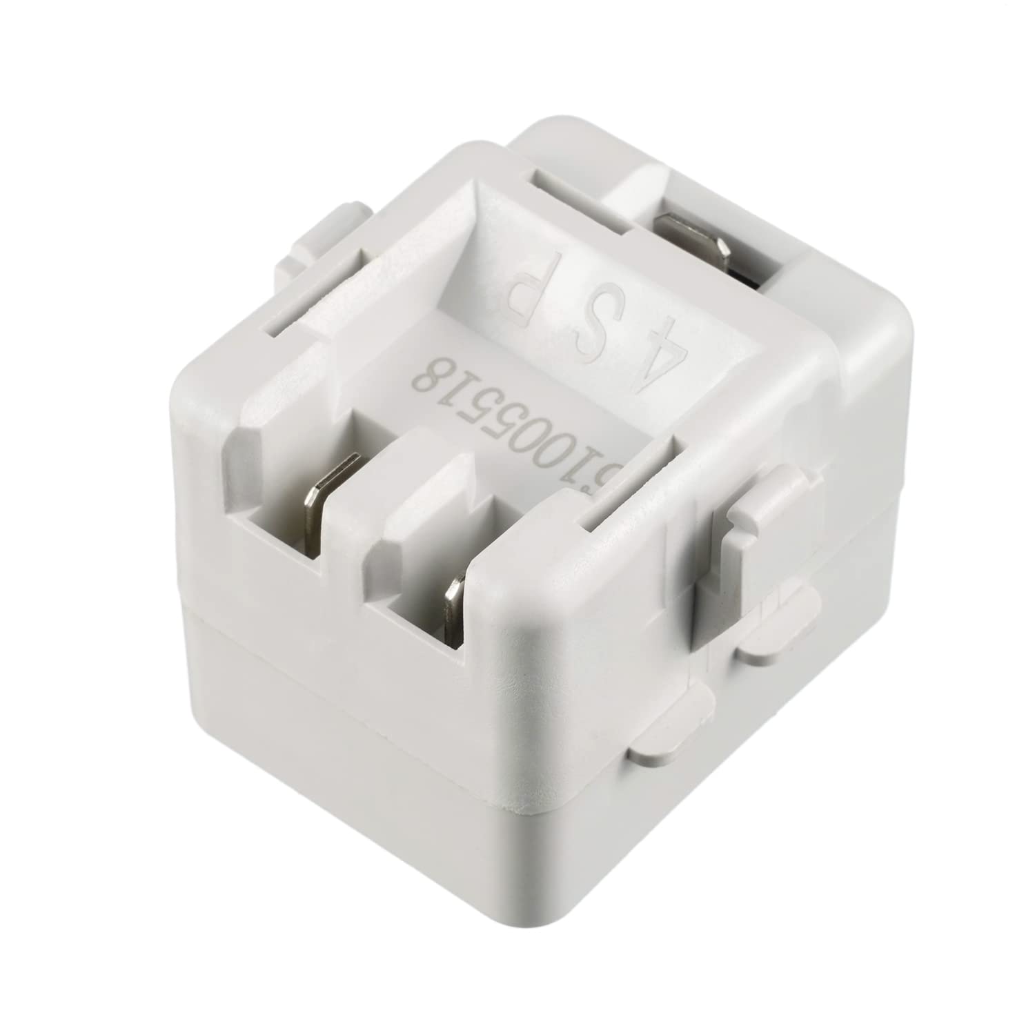 61005518 Refrigerator Relay & Compressor Overload Replacement Part - Compatible with 12002782, 1194680, AP4009659, PS2004057 Models - Perfect for DIY Fridge Repairs & Appliance Maintenance