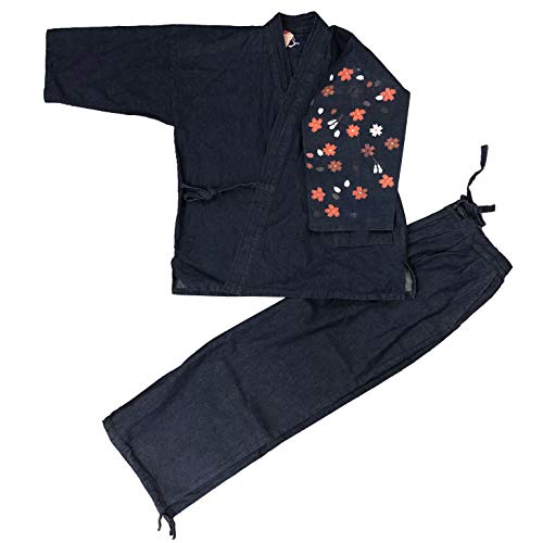 Navy Sakura Colerd With Left Sleeve 112