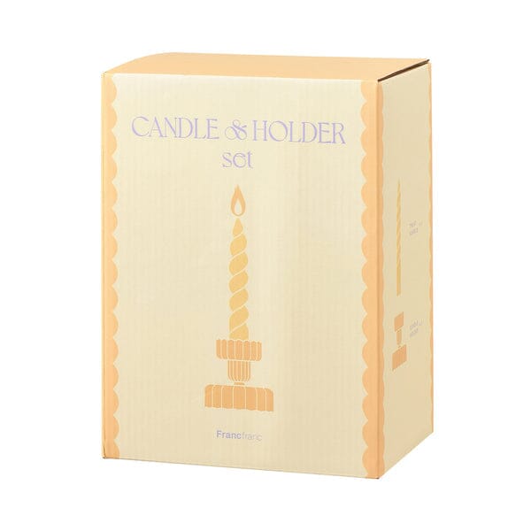 Premium Scented Soy Wax Candles with Elegant Glass Holder Set - Yellow for Home Decor, Romantic Dinners & Relaxing Ambiance