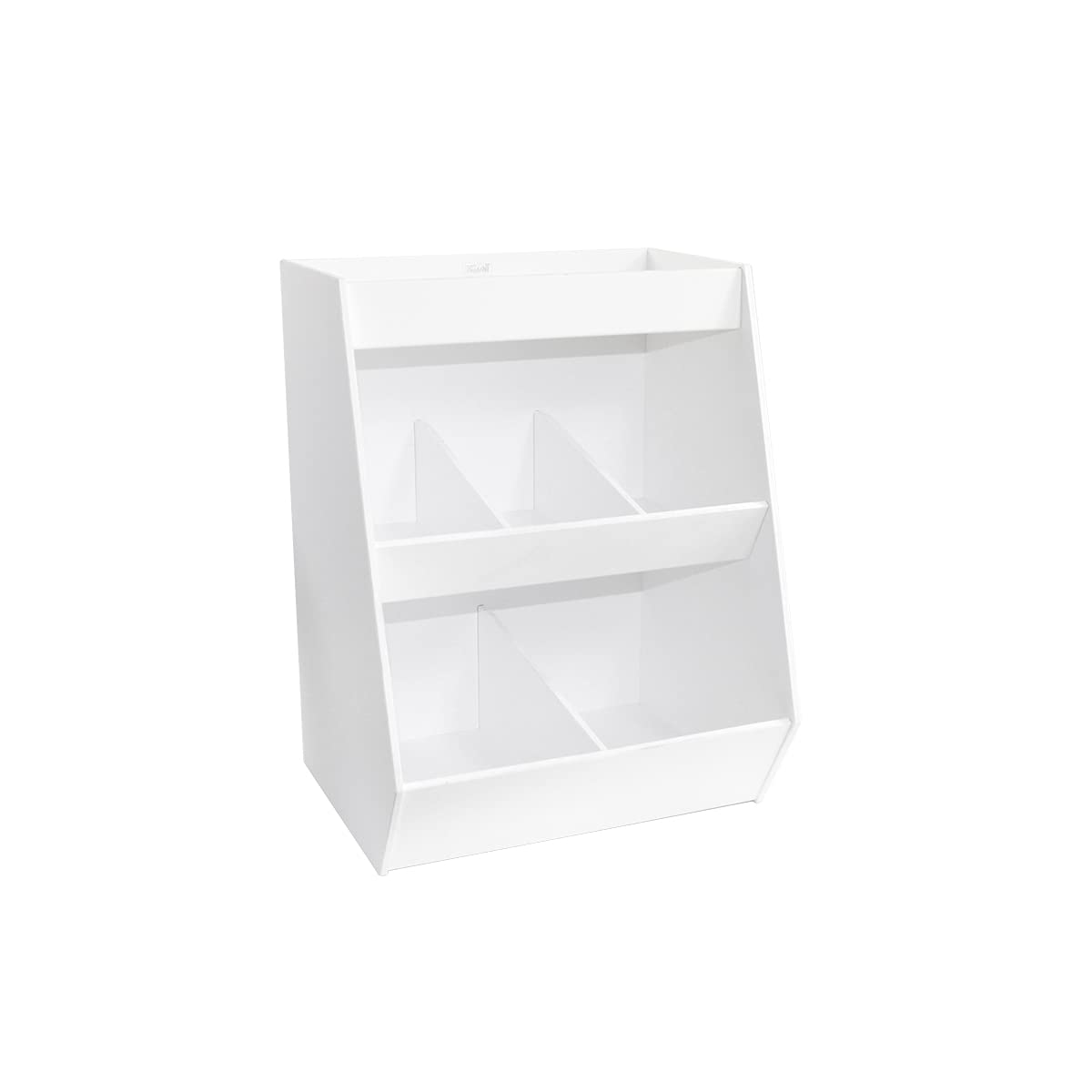 TrippNT 5-Bin Lab Storage Shelf - Durable Plastic Organizer for Science Labs, Classrooms & Home Office Use