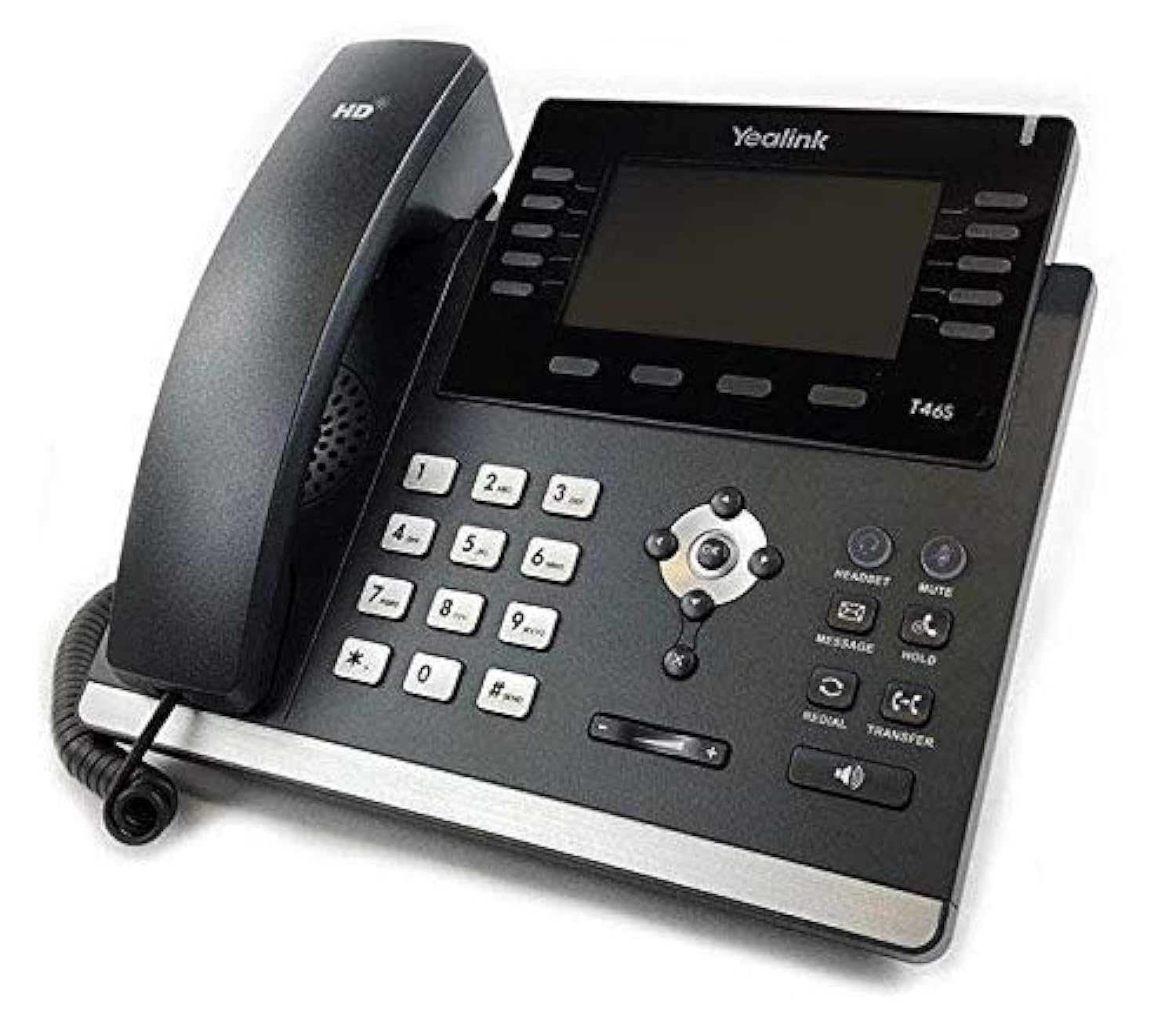 Yealink T46S IP Phone with POE (Power Over Ethernet) - Business VoIP Desk Phone for Office, Home, and Remote Work - HD Audio & Call Management