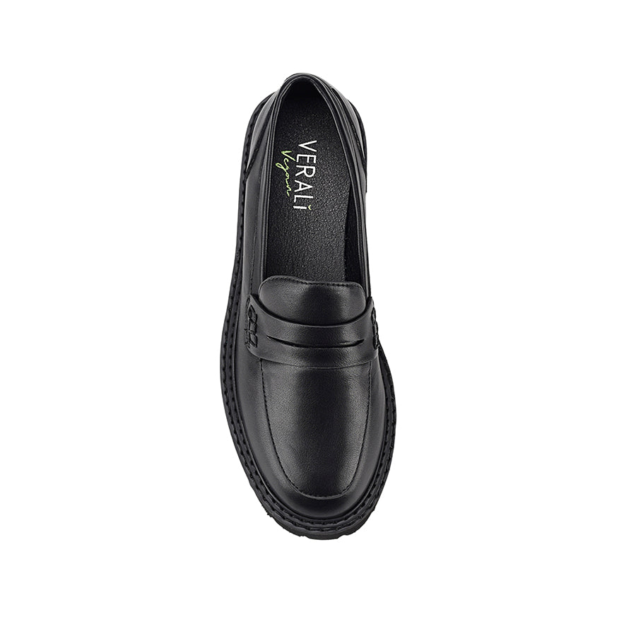 Black Neon Chunky Loafers for Women - Trendy Platform Shoes for Casual Outfits & Streetwear Fashion