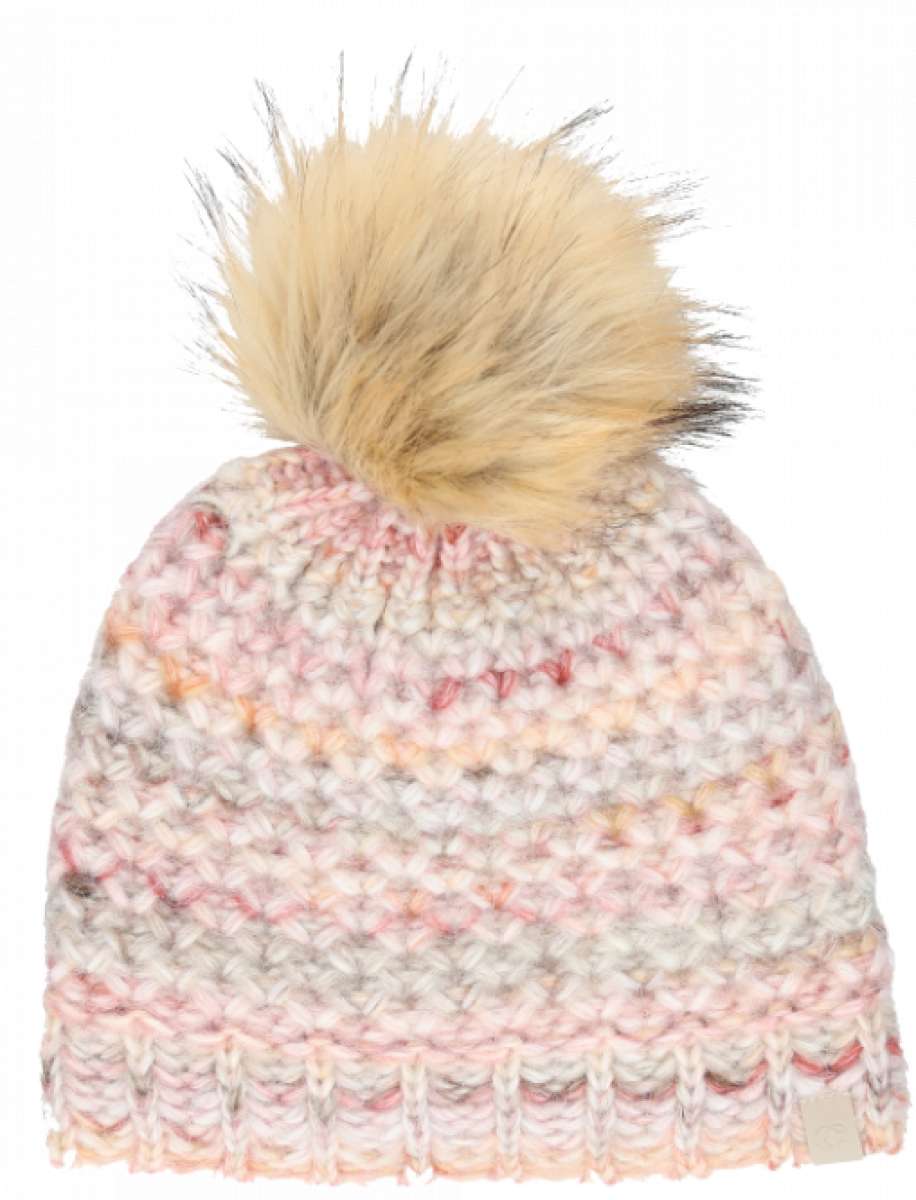 Chaos Ladies Laila Pom Beanie 2024 - Winter Fashion Knit Hat for Women - Cozy Beanie for Cold Weather, Outdoor Activities & Street Style
