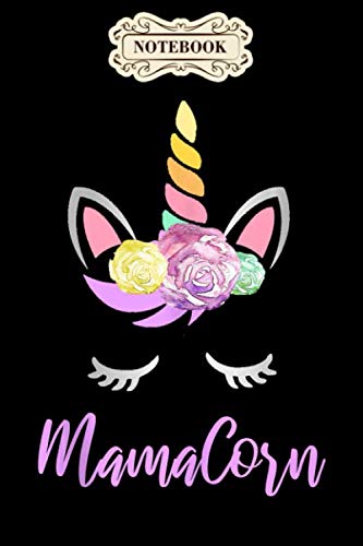 Floral Unicorn Notebook - Cute Mother's Day Gift for Mom, Blank Lined Journal with 100 Pages, 6x9 Inches | Perfect for Writing, Sketching, or as a Thoughtful Present for Mother's Day, Birthdays, or Appreciation Gifts