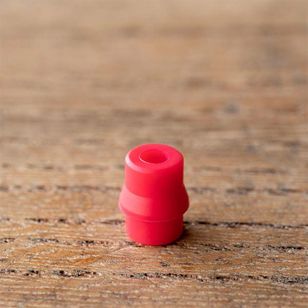 Final Audio Clear/Red Silicone Type E Earbud Tips Kit with Case & Nozzle Adapter - Perfect for Wireless Earbuds, Noise Isolation & Comfortable Fit