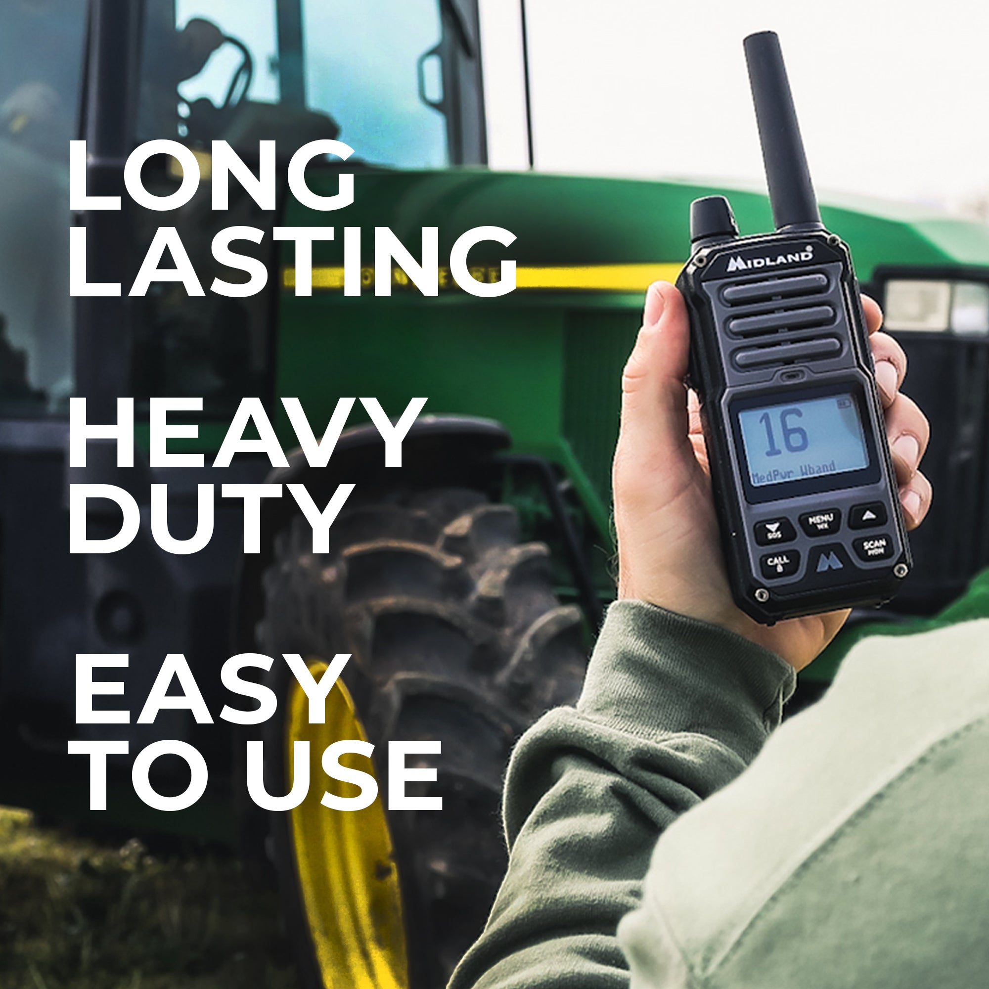 GXT67 GMRS 5 Watt Walkie Talkie - Long Range Two Way Radio with 22 Channels & NOAA Weather Alerts | Perfect for Hiking, Camping, and Outdoor Adventures