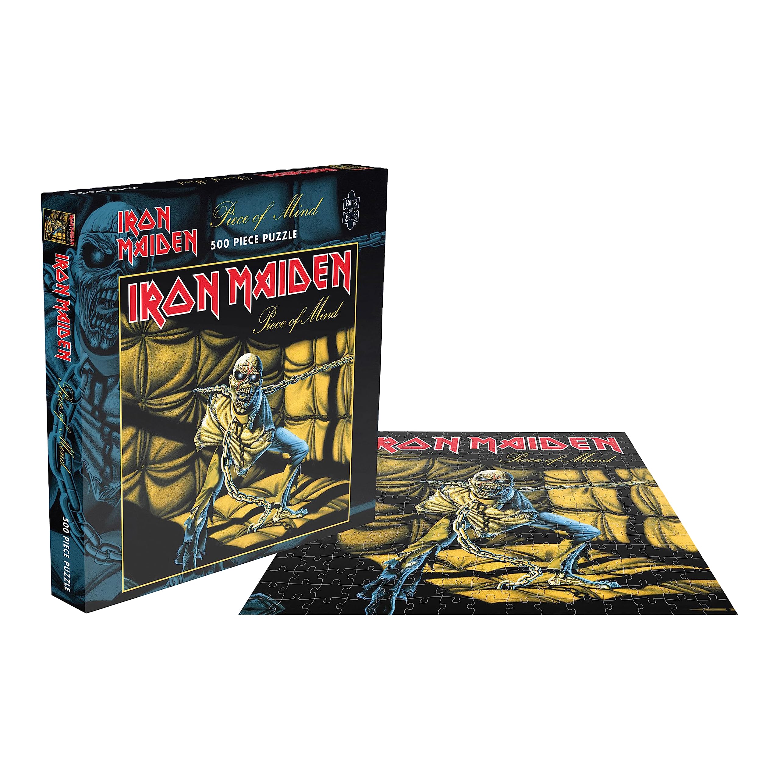 Iron Maiden Piece of Mind Jigsaw Puzzle - 1000 Piece Rock Band Puzzle for Adults & Fans - Perfect for Home Decor, Gifts & Music Lovers