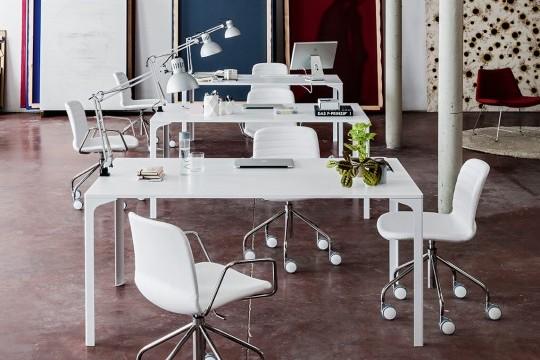 Midj Armando Modern Dining Table - Solid Wood Kitchen Table for 6 - Perfect for Family Dinners & Entertaining Guests