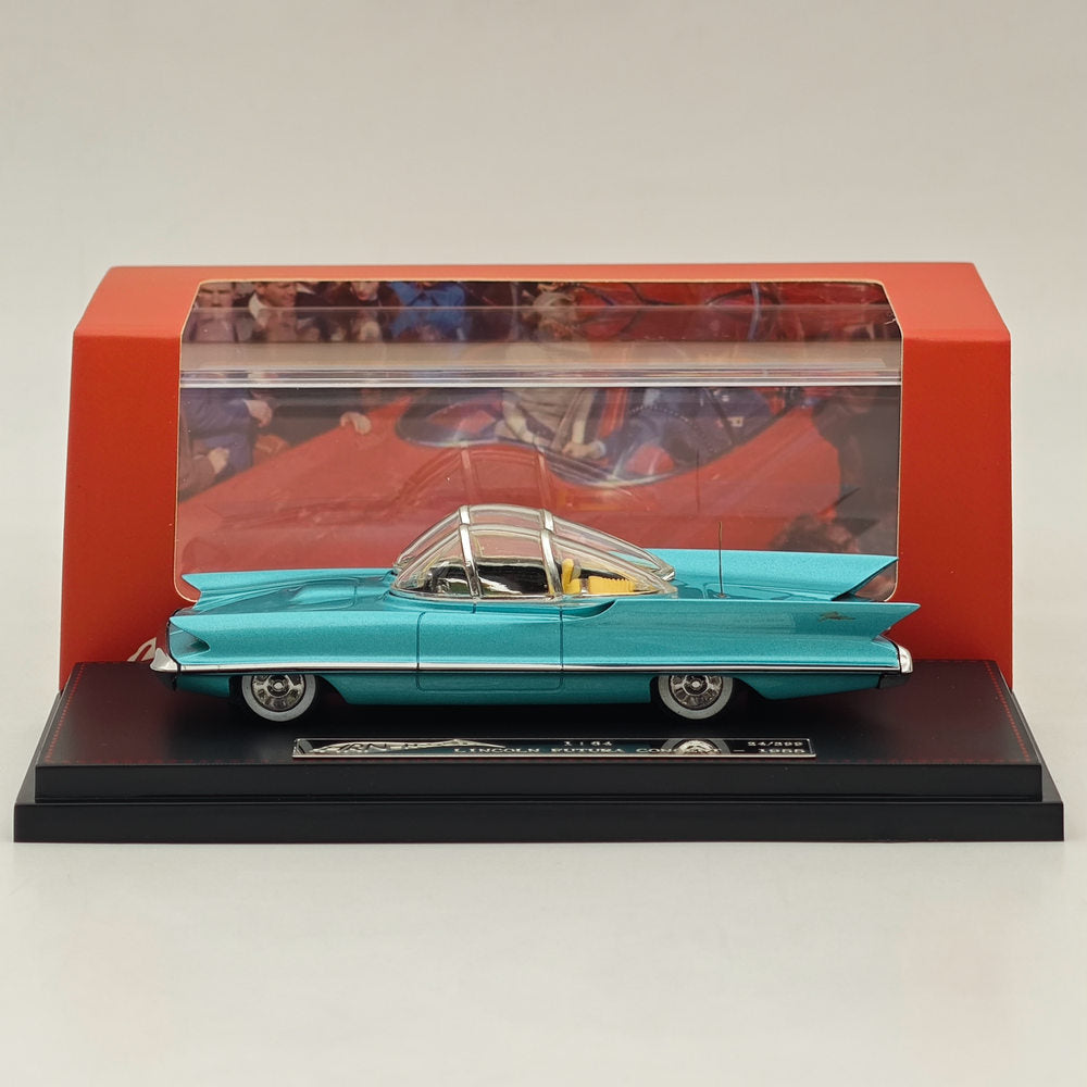 1/64 HRN Model 1955 FUTURA CONCEPT Diecast Car - Green Collectible Miniature Vehicle for Display, Gifts & Car Enthusiasts