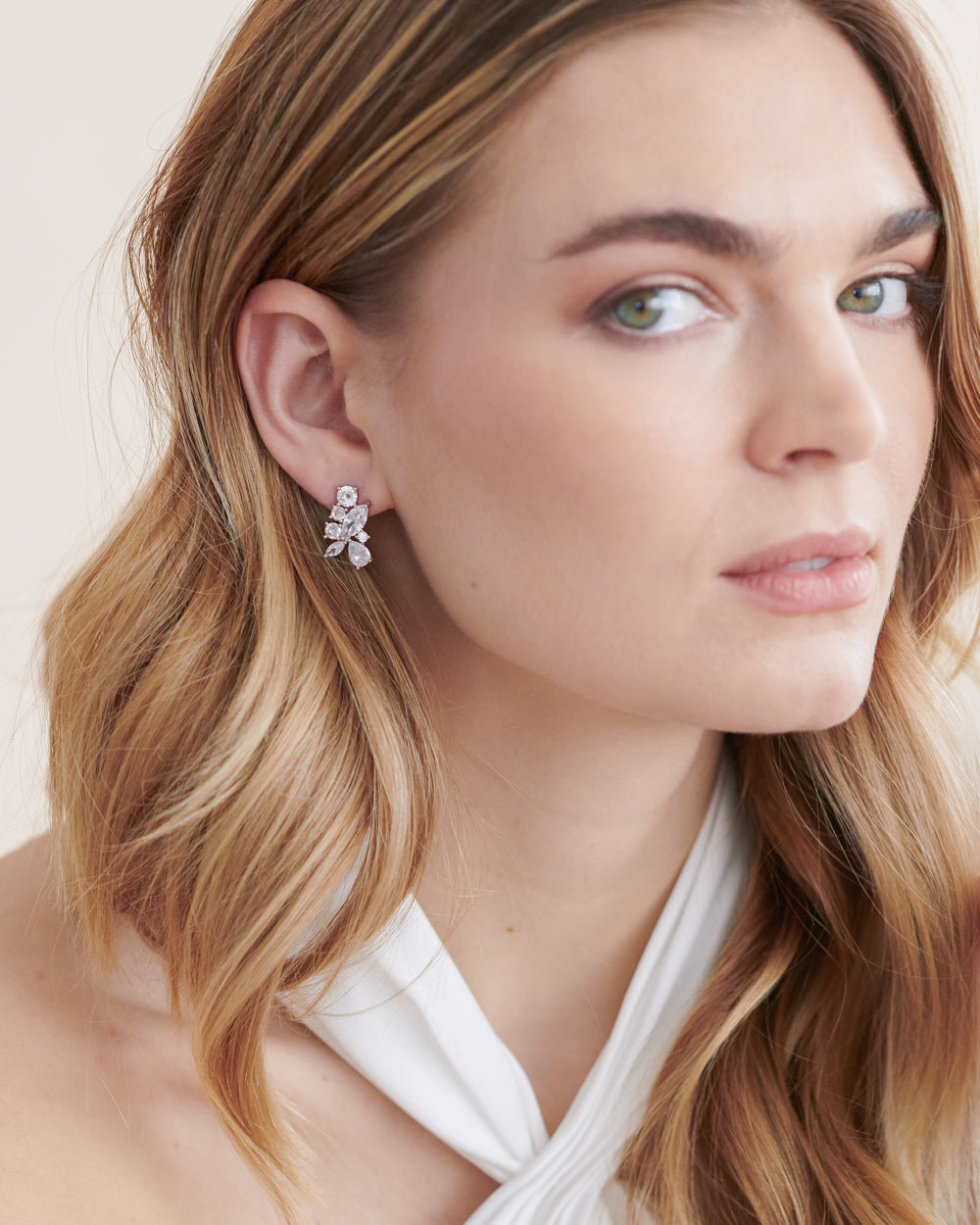 Carisa Stud Earrings for Women - Hypoallergenic Cubic Zirconia Earrings - Perfect for Everyday Wear, Work, and Special Occasions