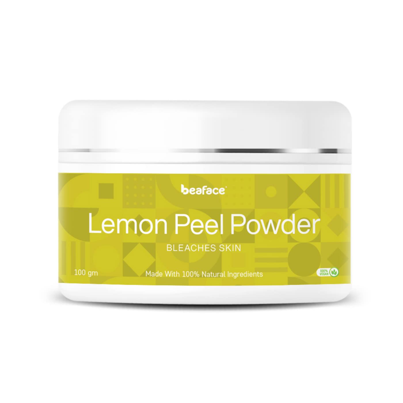Organic Lemon Peel Powder for Face & Skin - 100% Natural Chemical-Free Cleanser | Pure Nimbu Chilka Powder Face Pack (100g, Pack of 2) | Brightening & Exfoliating for Glowing Skin | DIY Skincare & Spa Treatments
