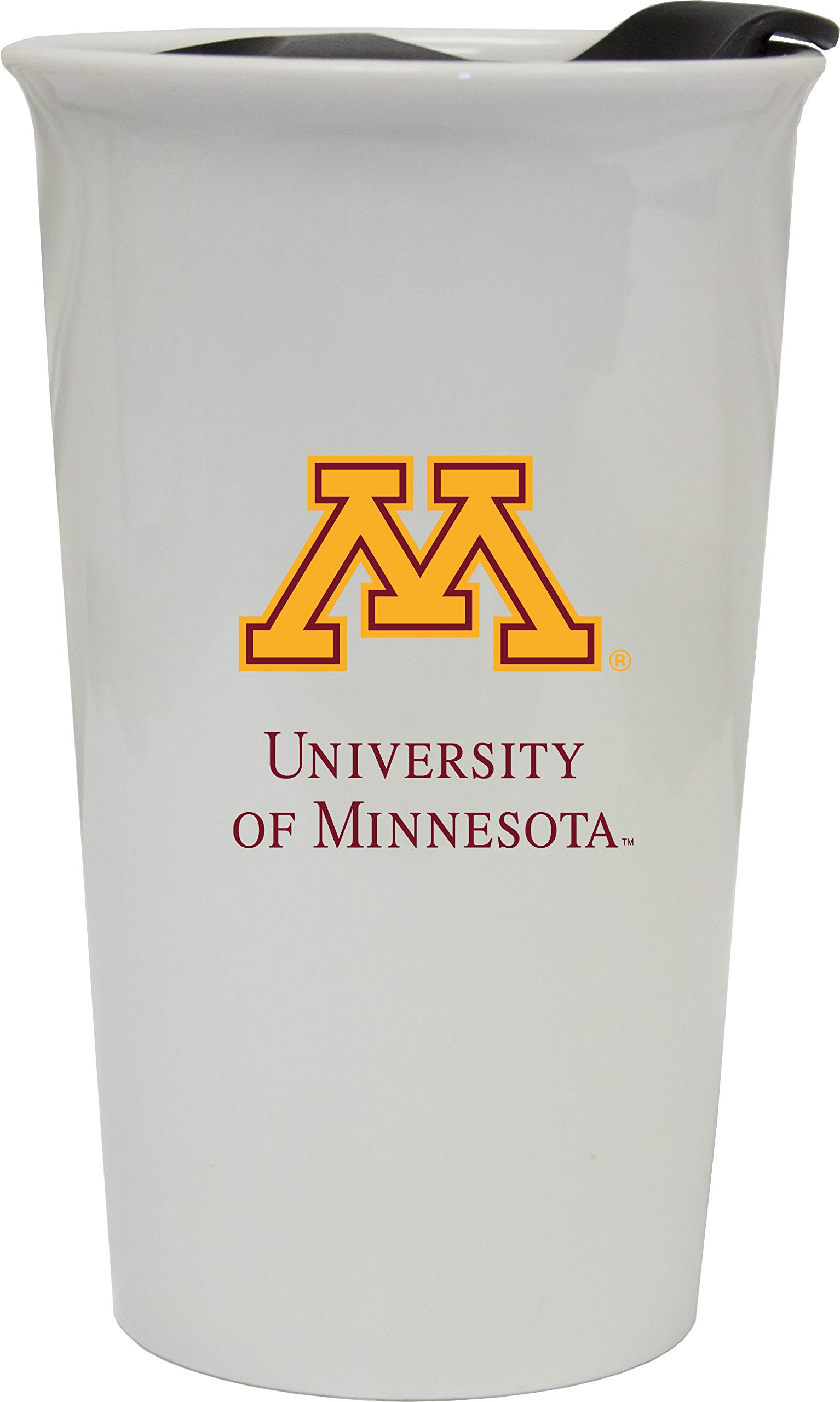 Minnesota Gophers Double Walled Insulated Ceramic Tumbler - 20oz Travel Mug for Hot & Cold Drinks - Perfect for Coffee, Tea, and Beverages On The Go - Gift for College Students & Sports Fans