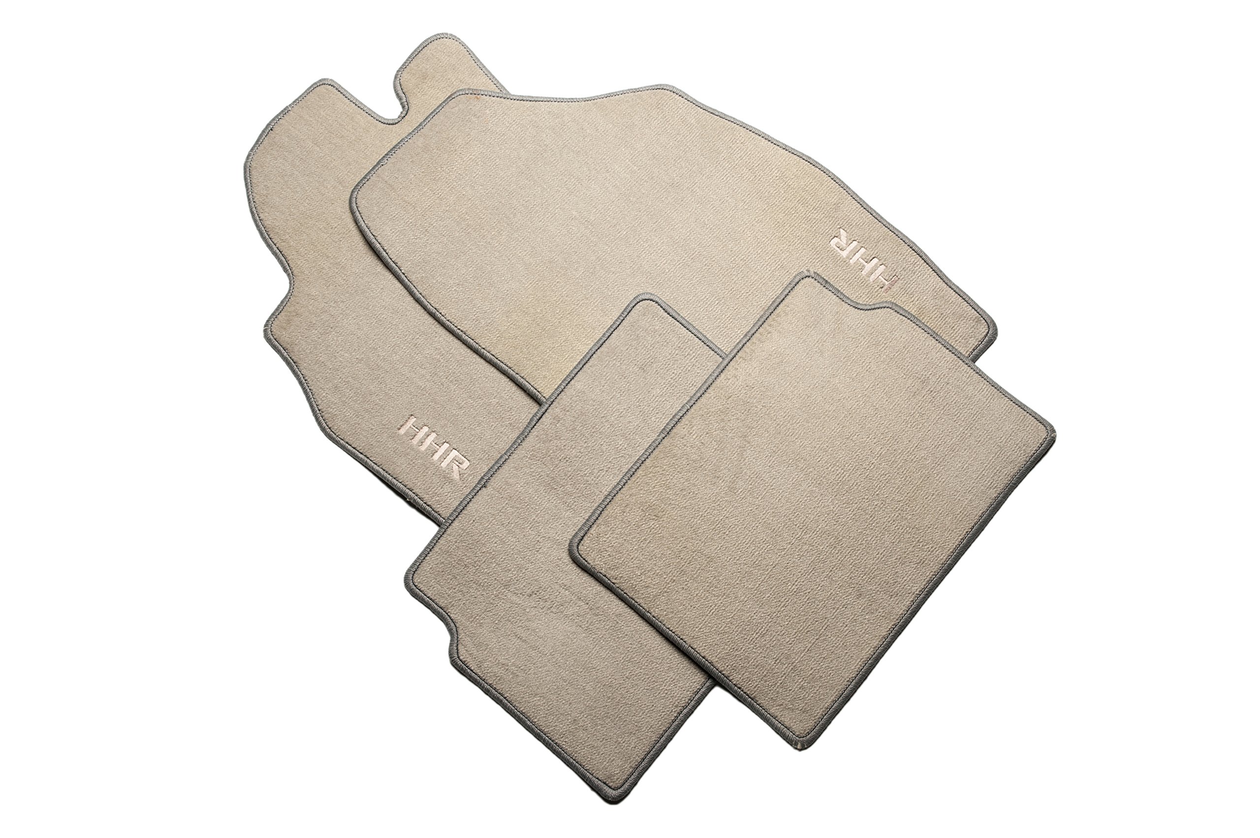 Premium GM Accessories 19156105 Front & Rear Carpeted Floor Mats - Gray with HHR Logo | All-Weather Protection & Custom Fit for Chevy HHR Models | Perfect for Daily Commute, Road Trips & Vehicle Interior Protection