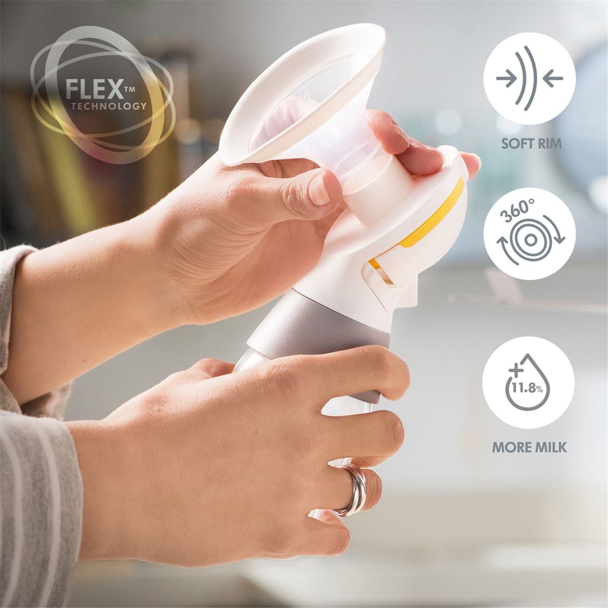 Medela Swing Maxi Double Electric Breast Pump - Hands-Free Portable Breastfeeding Pump for Working Moms, Hospital-Grade Suction, USB Rechargeable - Perfect for Travel, Office & Nighttime Use
