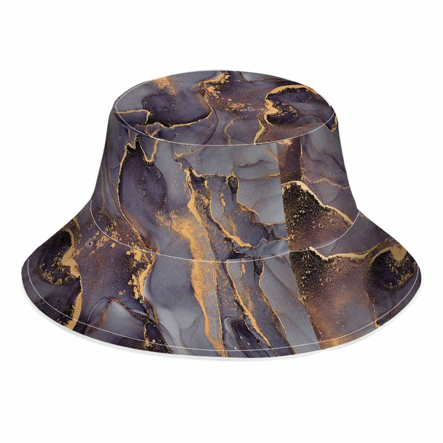 WONDERTIFY Snow Spruce Trees Bucket Hat - Stylish Outdoor Sun Protection for Hiking, Beach & Summer Activities