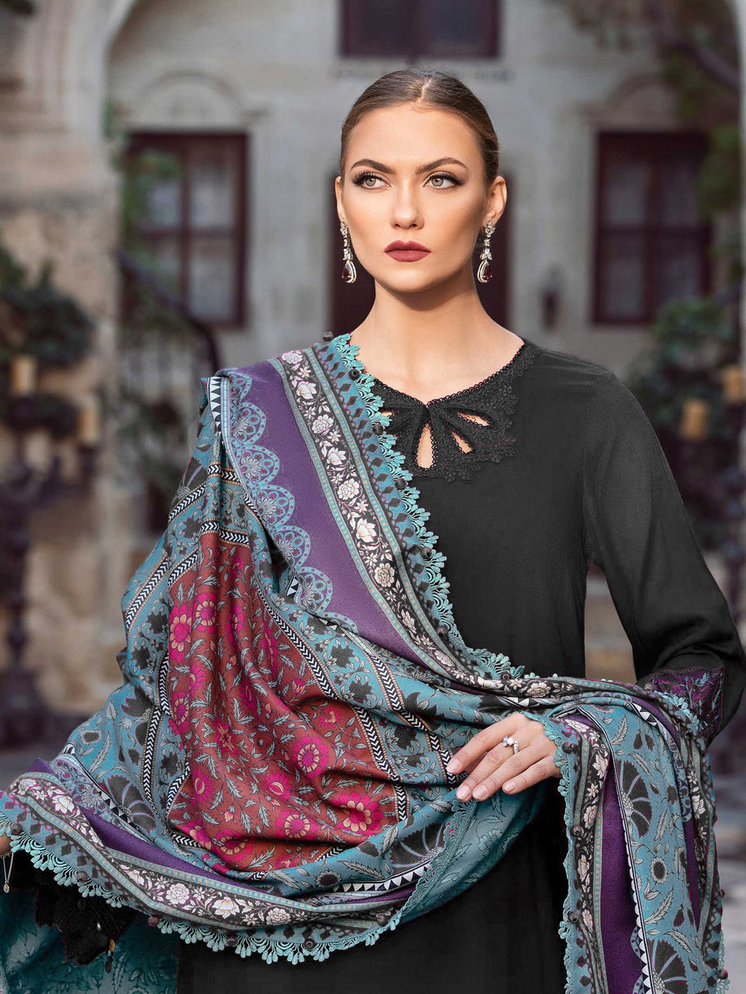 Elegant Black Designer Heavy Semi Stitched Palazzo Suit with Exquisite Embroidery - Perfect for Weddings, Parties & Festive Occasions