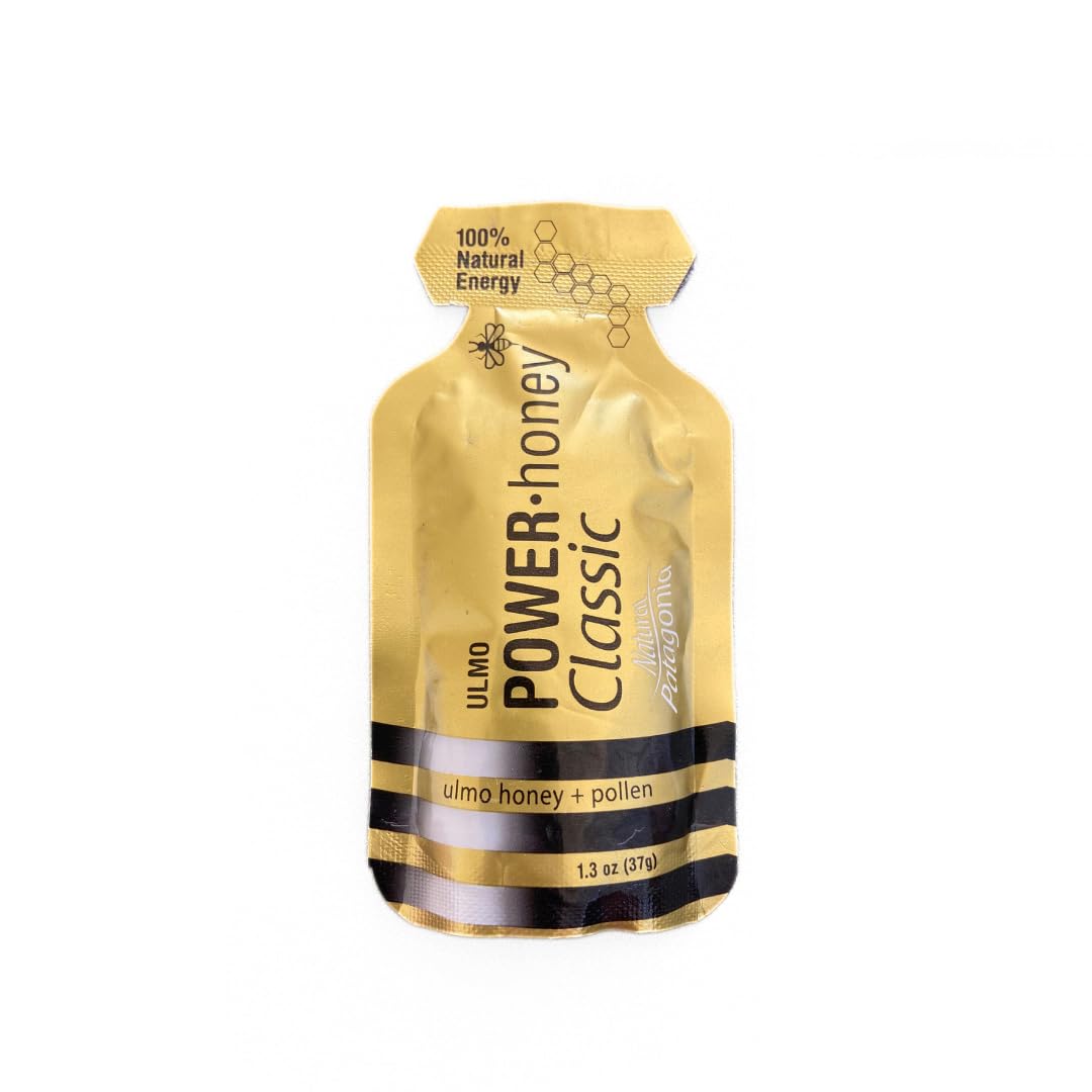 Power Honey Classic Energy Gel - Natural Sports Fuel, 24 Pack (1.3 Oz Each) | Caffeine-Free Energy Boost for Runners, Cyclists & Athletes | Pre-Workout & Endurance Supplement