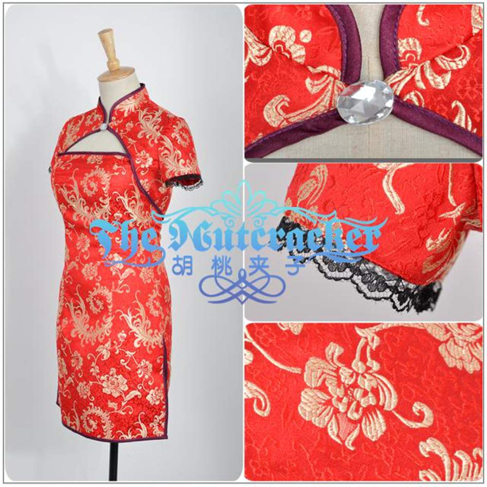 Erina Nakiri Cosplay Costume - Custom Made Cheongsam Dress for Christmas, Halloween & Carnival Parties | Perfect for Anime Conventions & Themed Events