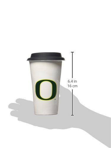 Oregon Ducks NCAA Logo Insulated Travel Mug - Perfect for Coffee, Tea & Hot Drinks On The Go, Gifts for Sports Fans