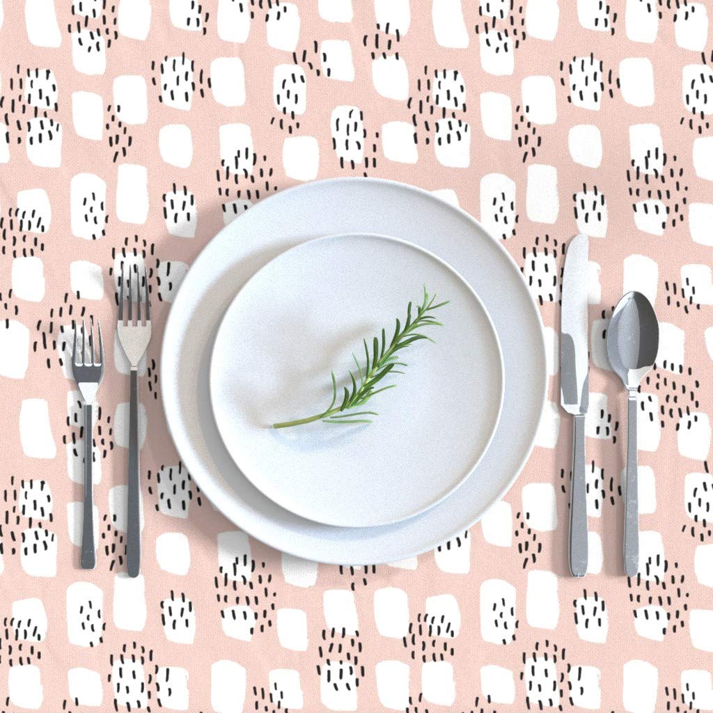 Custom Printed Cotton Sateen Tablecloth 70