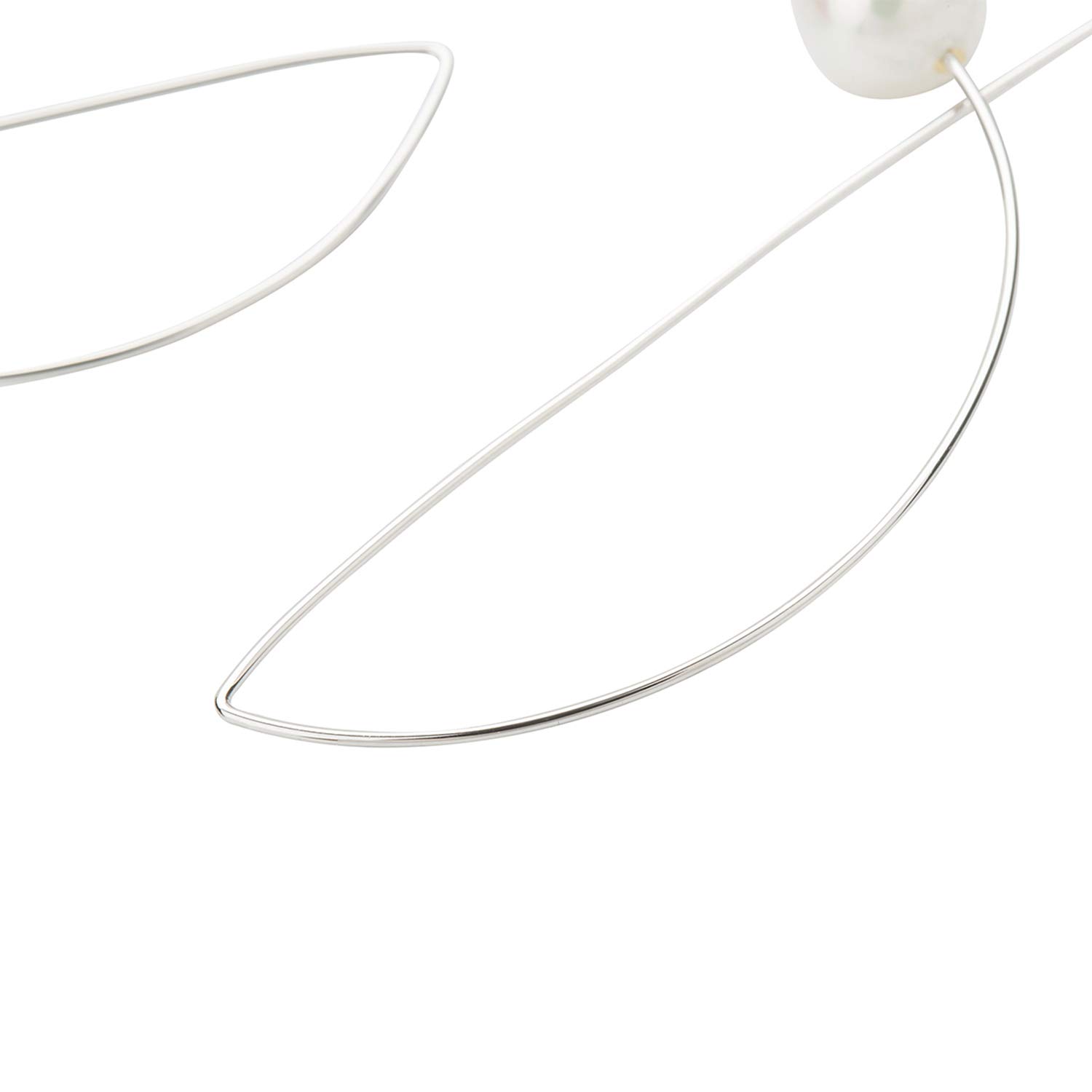 Elegant Semicircle Pearl Drop Earrings for Women - Gold & Silver Fashion Jewelry - Perfect for Weddings, Parties & Everyday Wear