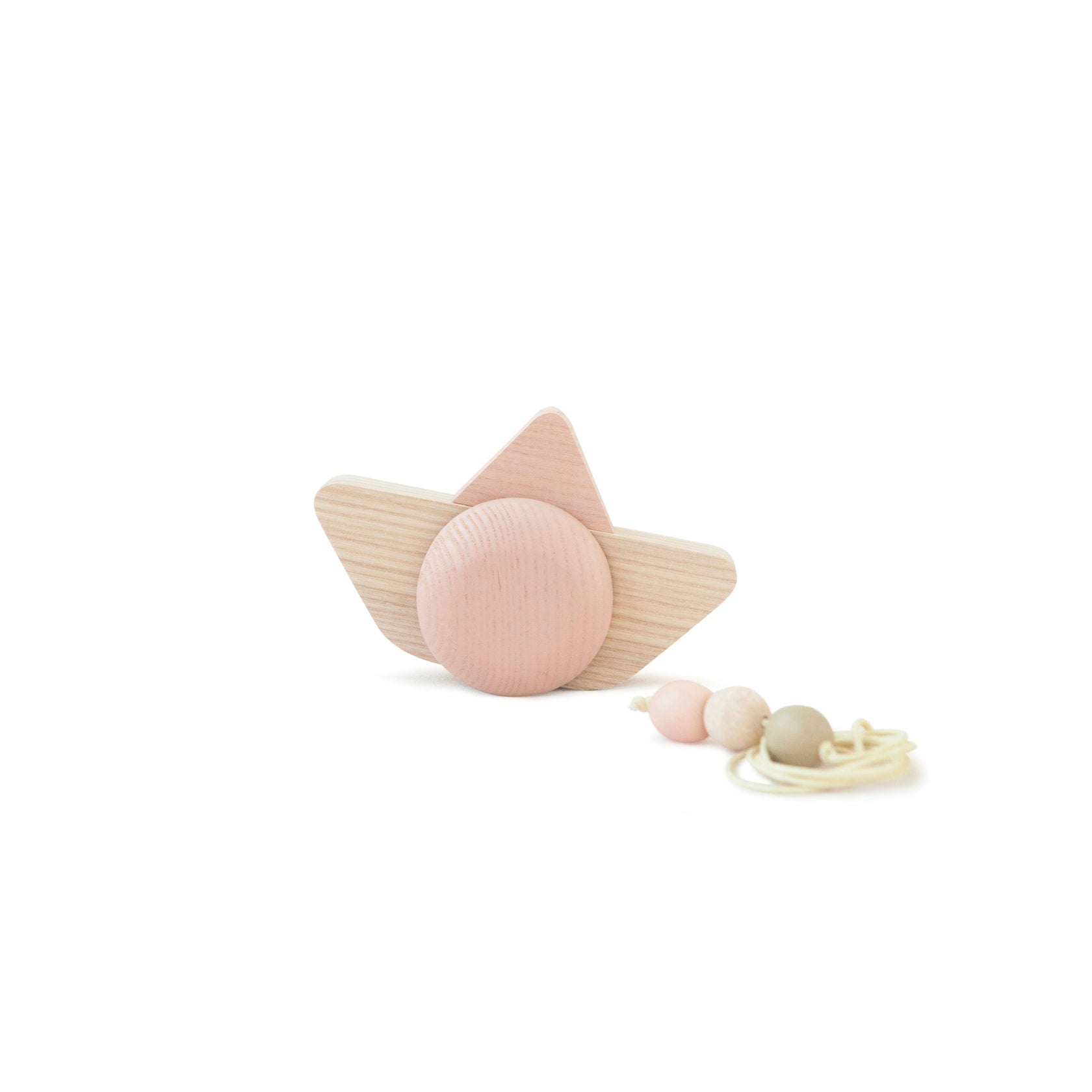 Babai Pull Go Ship Pink - Stylish and Durable Toy for Kids' Outdoor Play, Perfect for Backyard Fun and Beach Adventures