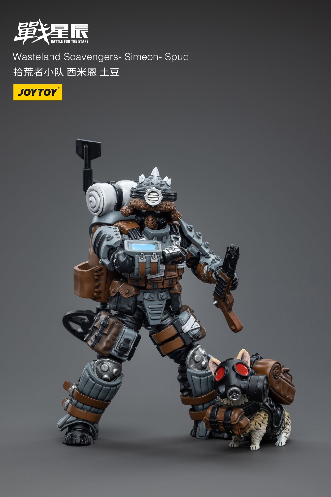 1/18 JOYTOY 3.75 Inch Wasteland Scavengers Action Figure - Simeon & Spud Collectible Model for Post-Apocalyptic Diorama and Gaming Scenes
