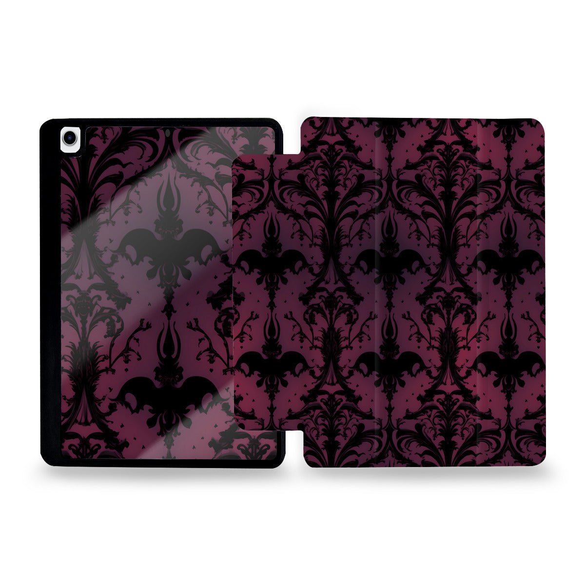Gothic Purple and Black iPad Pro/Air 3 10.5 Inch Case - Protective Cover for Work, School & Travel | Shockproof & Stylish Design