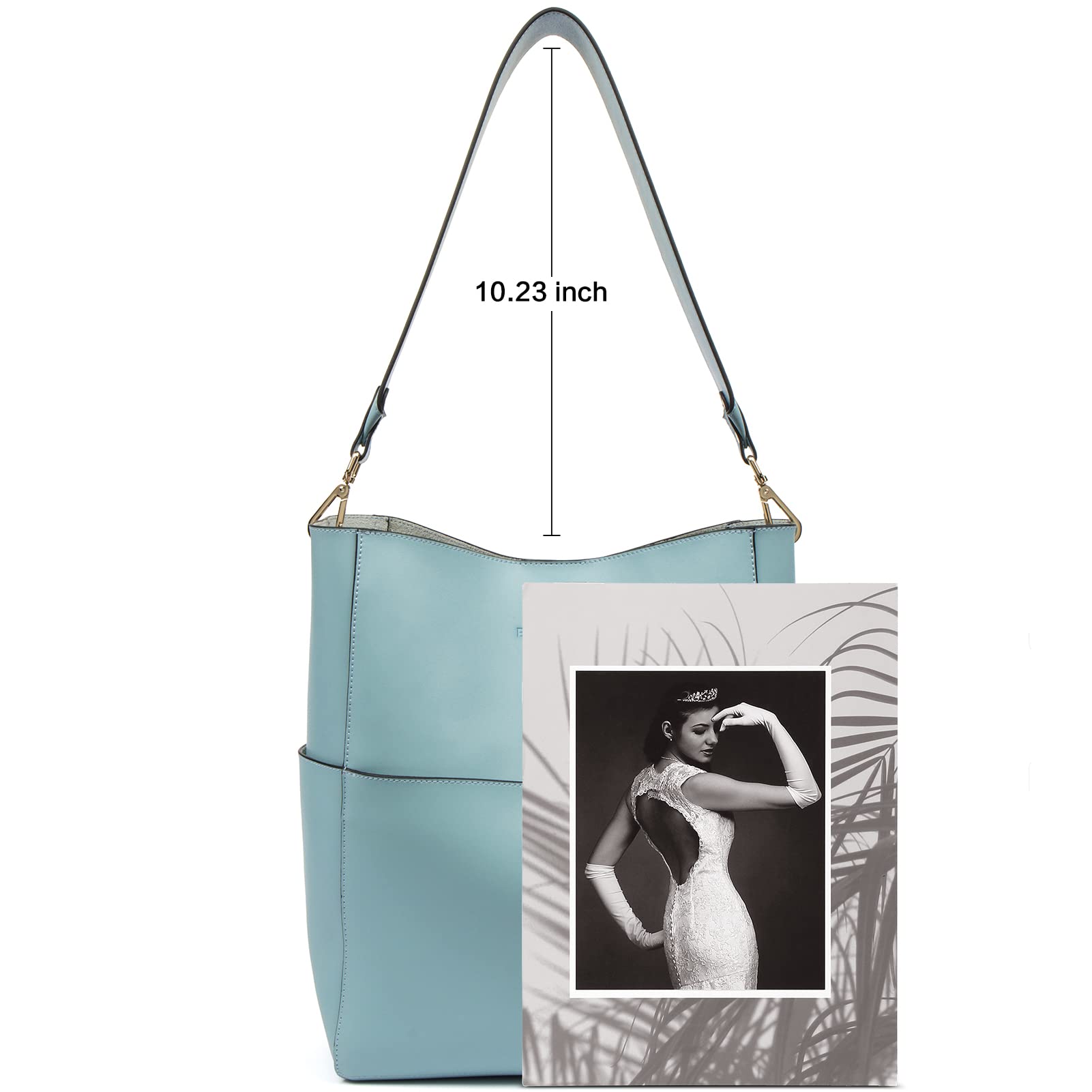 BOSTANTEN Genuine Leather Designer Handbag for Women - Stylish Tote, Shoulder & Bucket Purse | Perfect for Work, Travel & Everyday Use