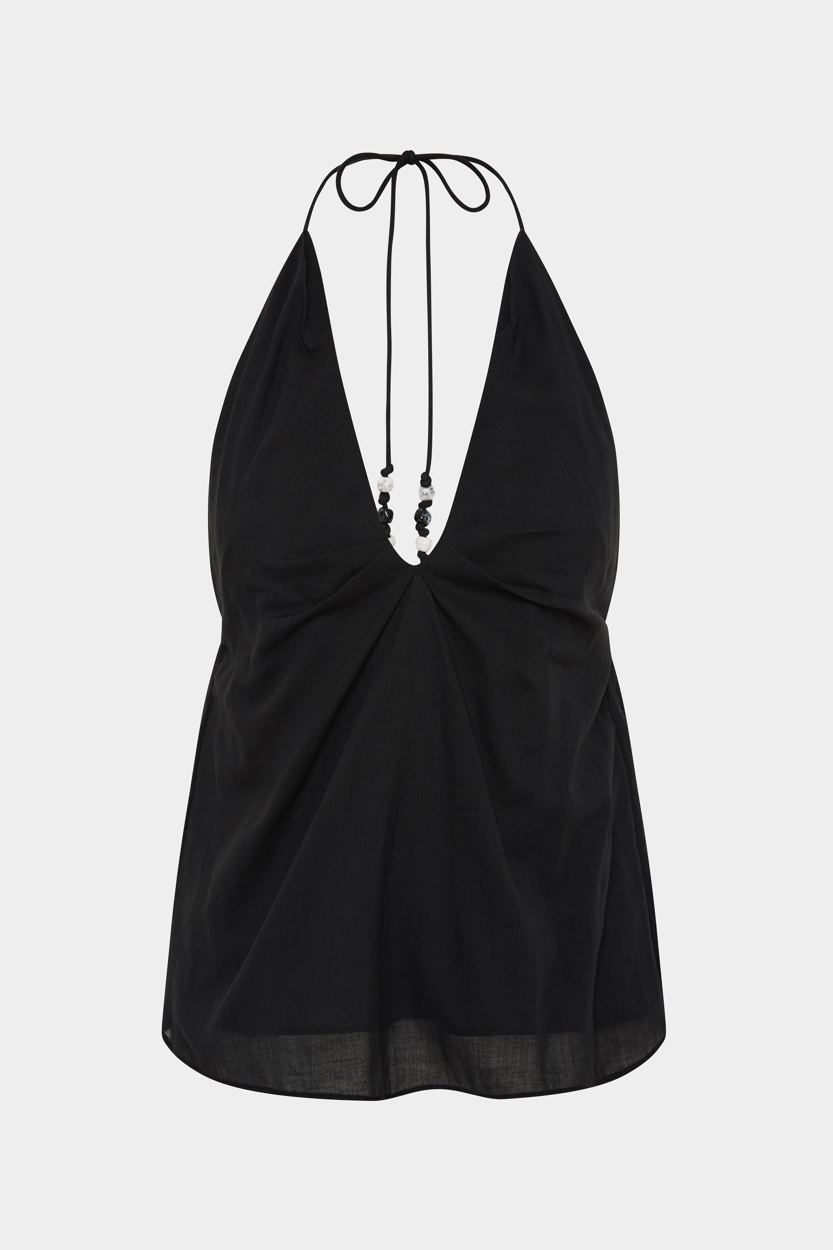 Azura Halter Top for Women - Sexy Summer Crop Top with Adjustable Straps - Perfect for Beach, Party, and Vacation Outfits